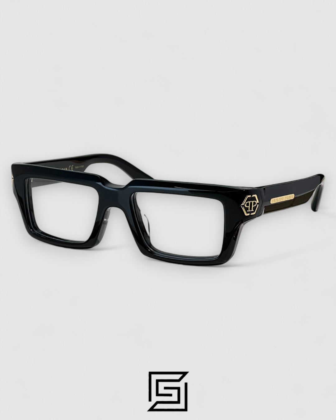 PHILIP PELEN Dark Shapes SPP044 Black Frame Gold Logo