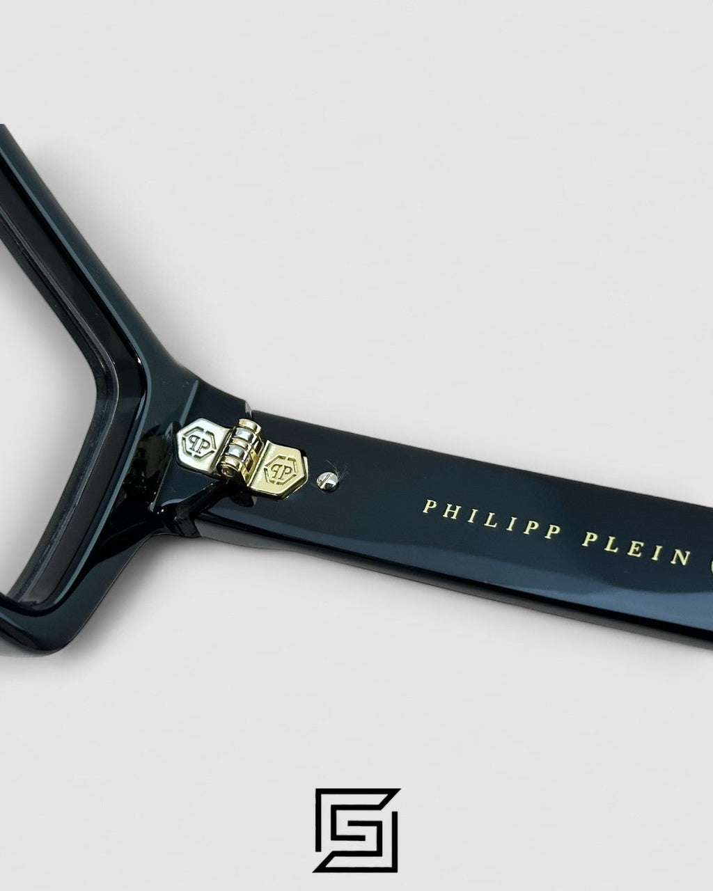 PHILIP PELEN Dark Shapes SPP044 Black Frame Gold Logo