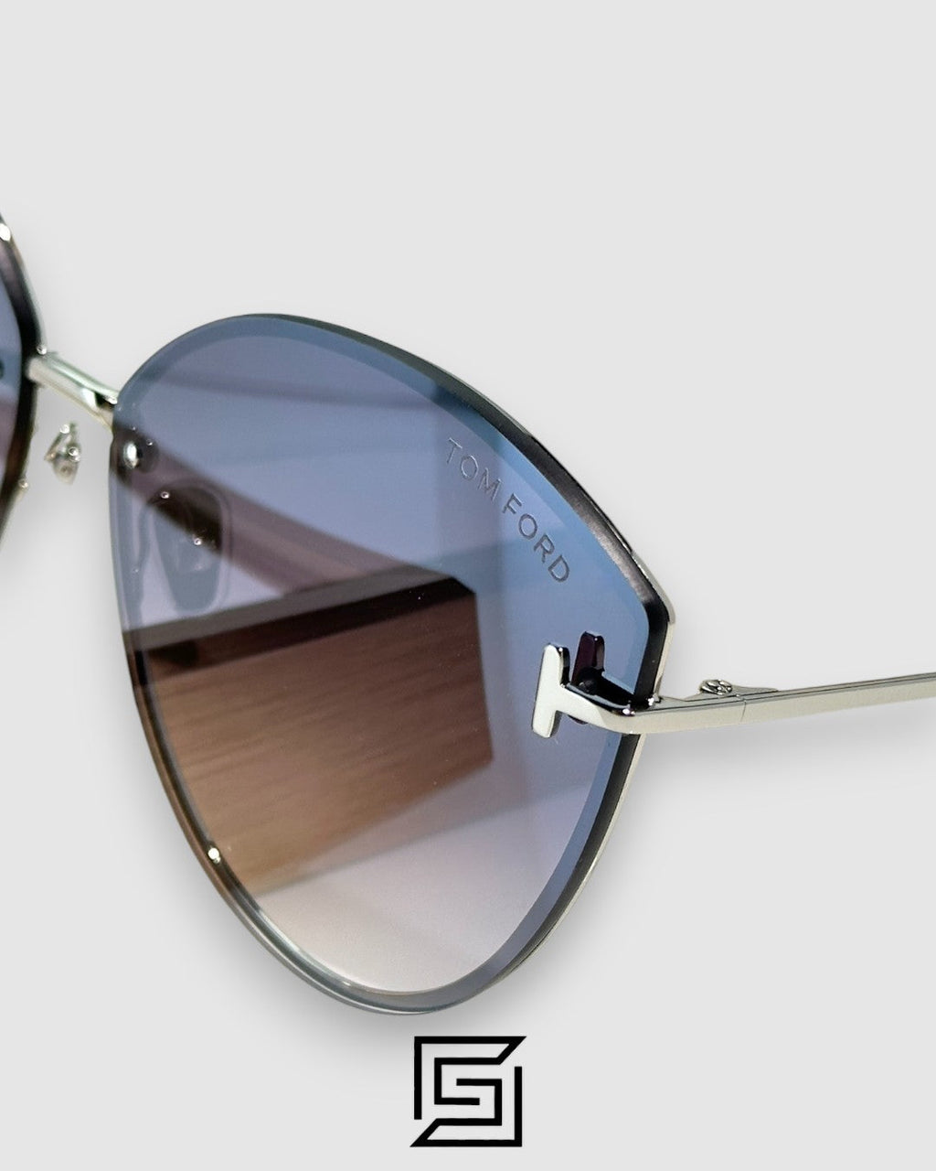Tom Ford FT1106 Silver Mirror Lenses and Silver Frame
