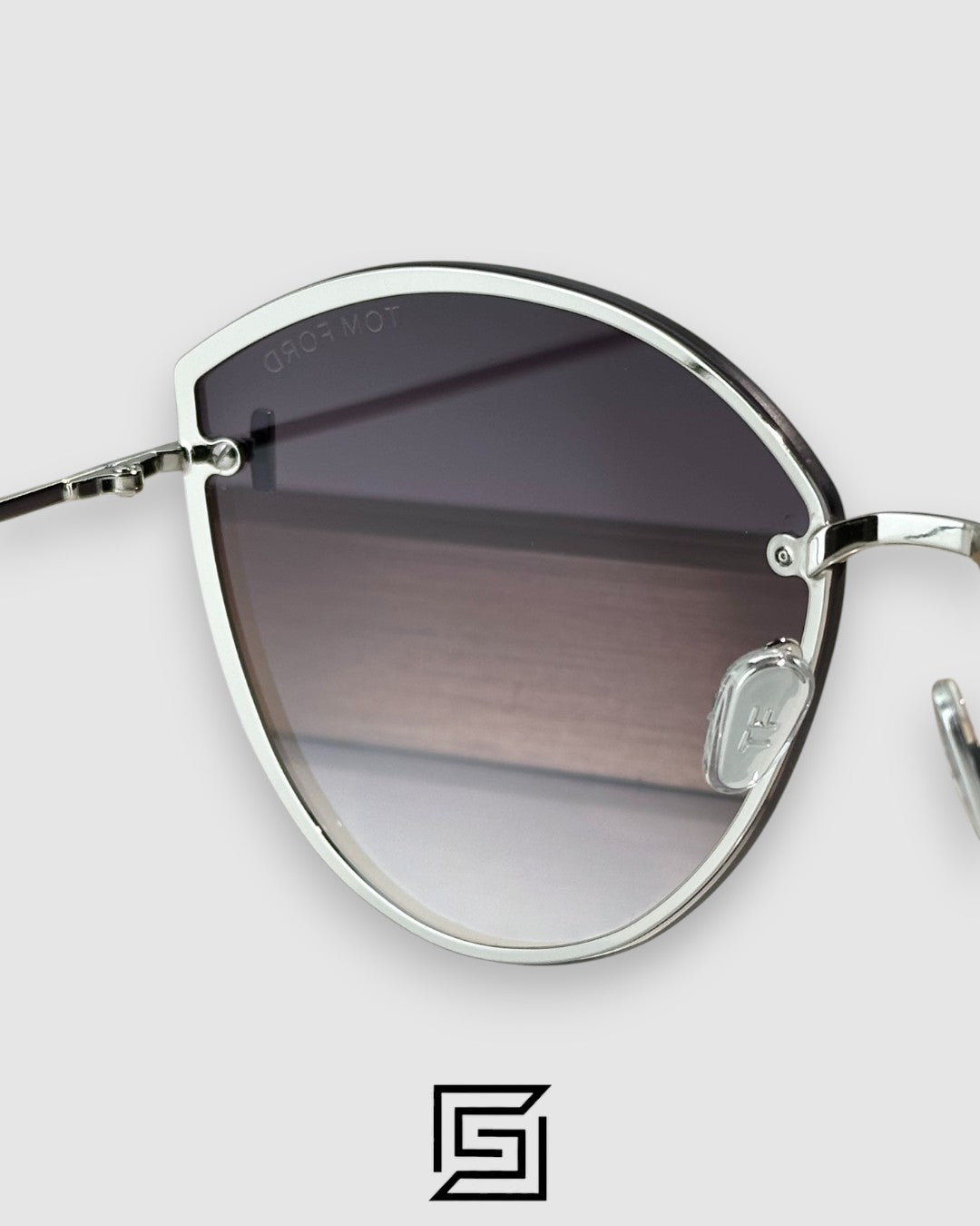 Tom Ford FT1106 Silver Mirror Lenses and Silver Frame