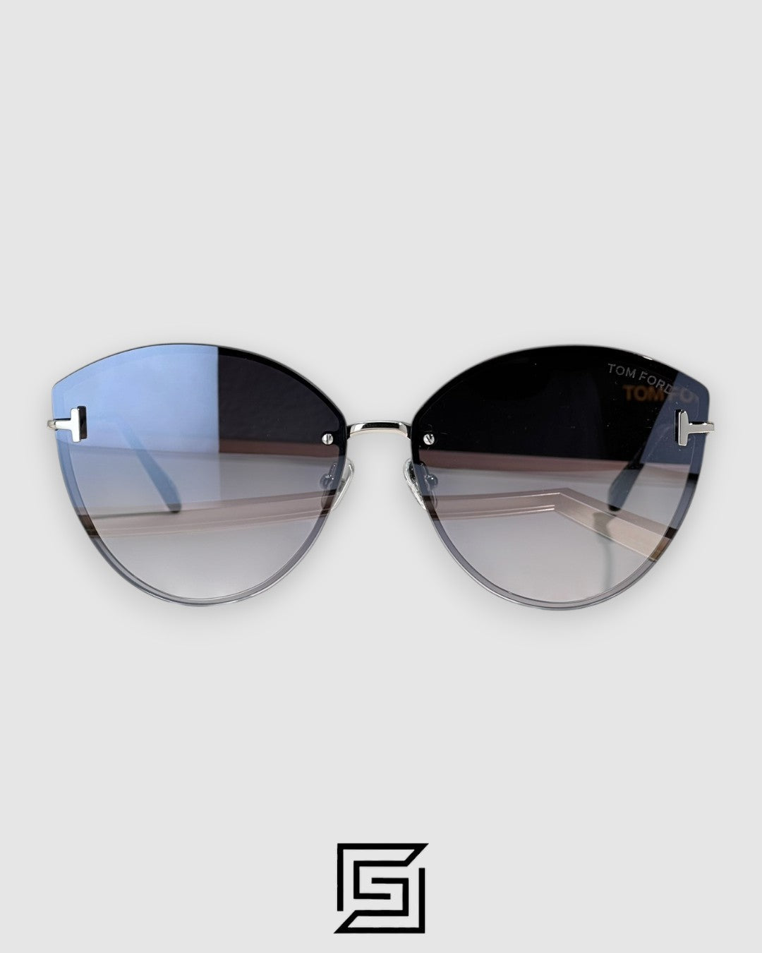 Tom Ford FT1106 Silver Mirror Lenses and Silver Frame