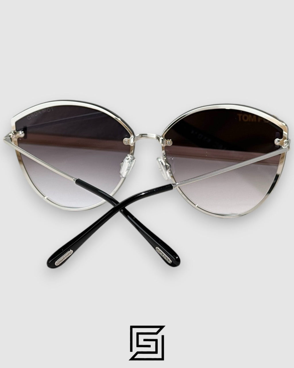 Tom Ford FT1106 Silver Mirror Lenses and Silver Frame