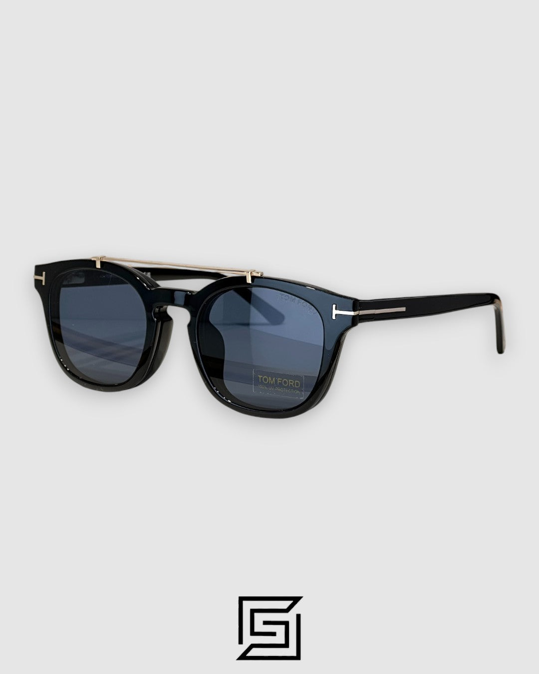 Tom Ford Clip On TF5532 Black Lenses and Black Frame