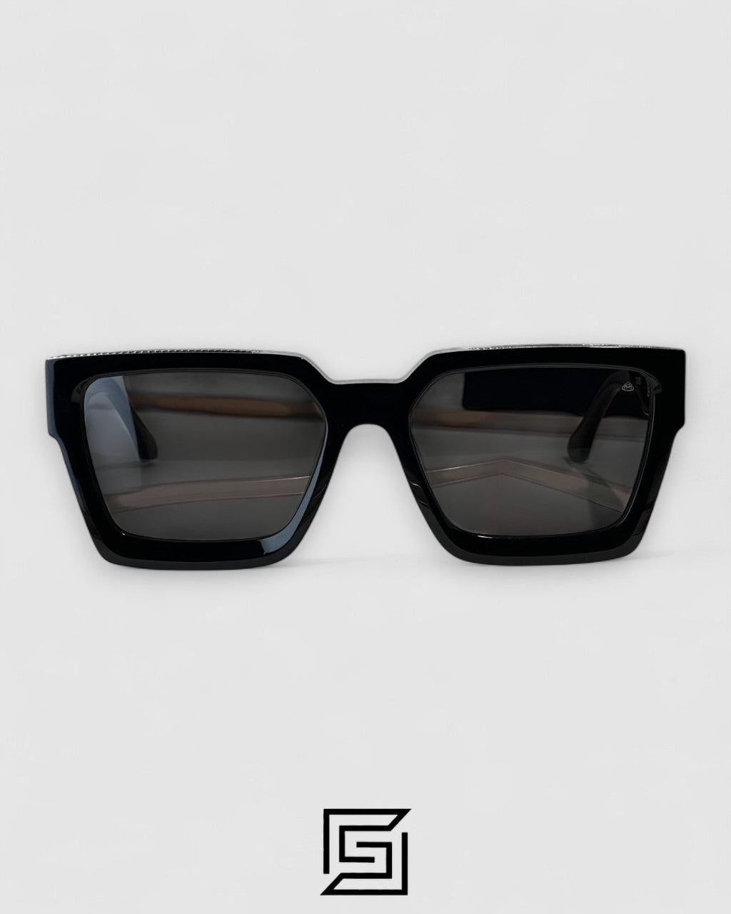 MAYBACH THE BOSS 1 Black Lenses Silver Black Frame