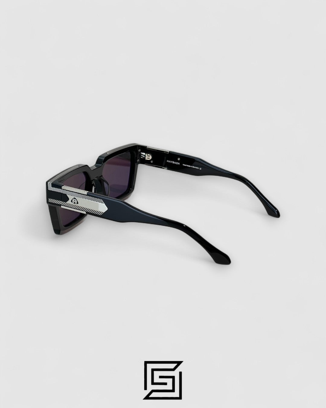 MAYBACH THE BOSS 1 Black Lenses Silver Black Frame