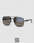 MAYBACH THE LENS عدسات سوداء بإطار رمادي داكن (Gun)