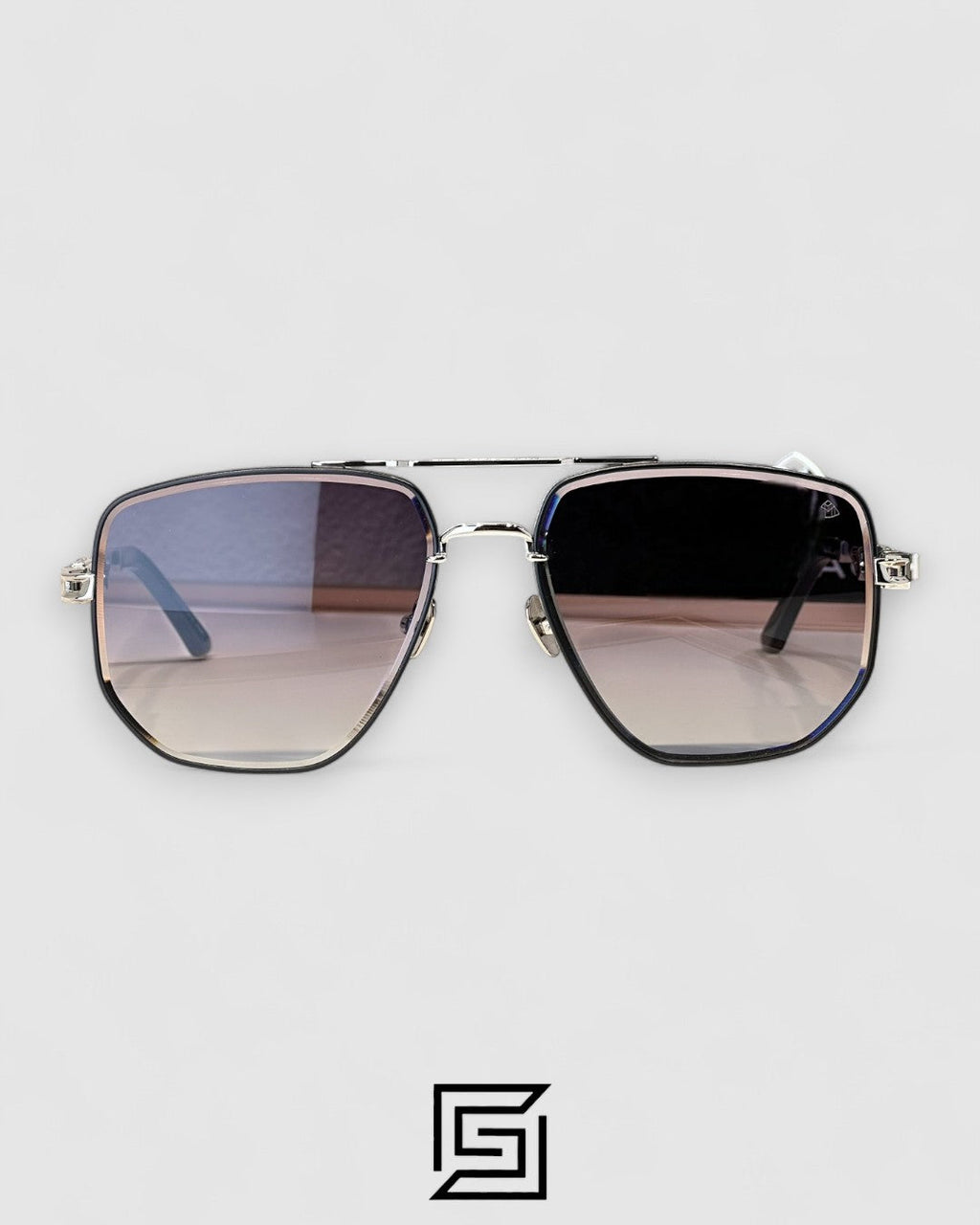 MAYBACH THE LENS Grey Lenses Silver Frame