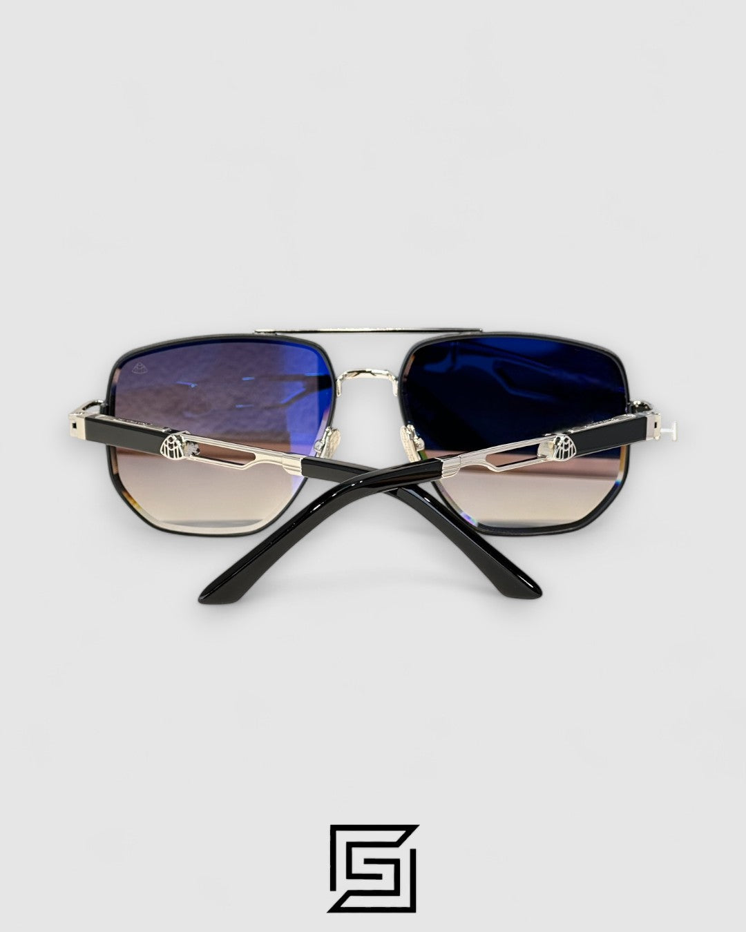 MAYBACH THE LENS Grey Lenses Silver Frame