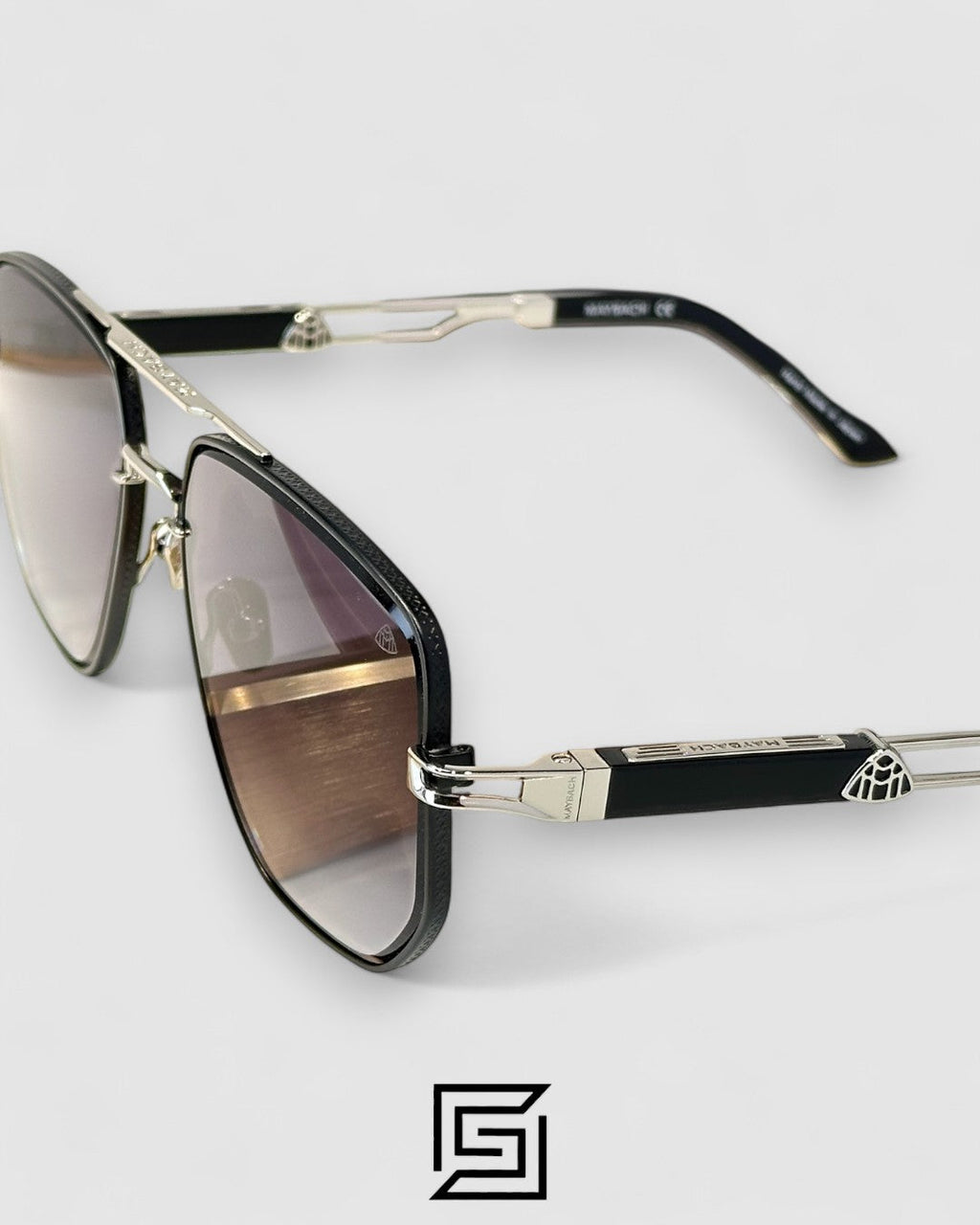MAYBACH THE LENS Grey Lenses Silver Frame
