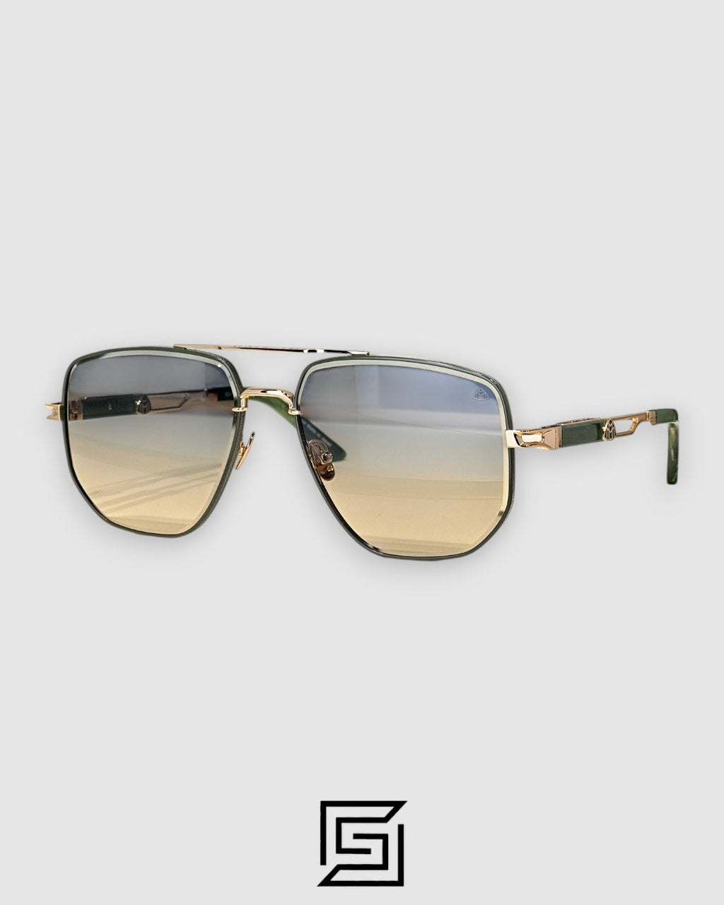 MAYBACH THE LENS Honey Lenses Gold Green Frame
