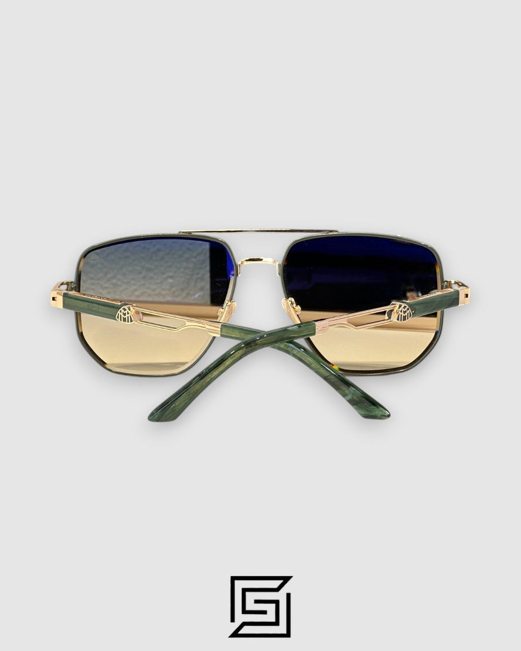 MAYBACH THE LENS Honey Lenses Gold Green Frame