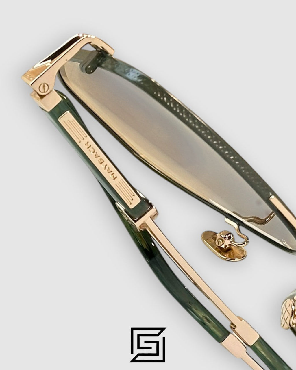 MAYBACH THE LENS Honey Lenses Gold Green Frame