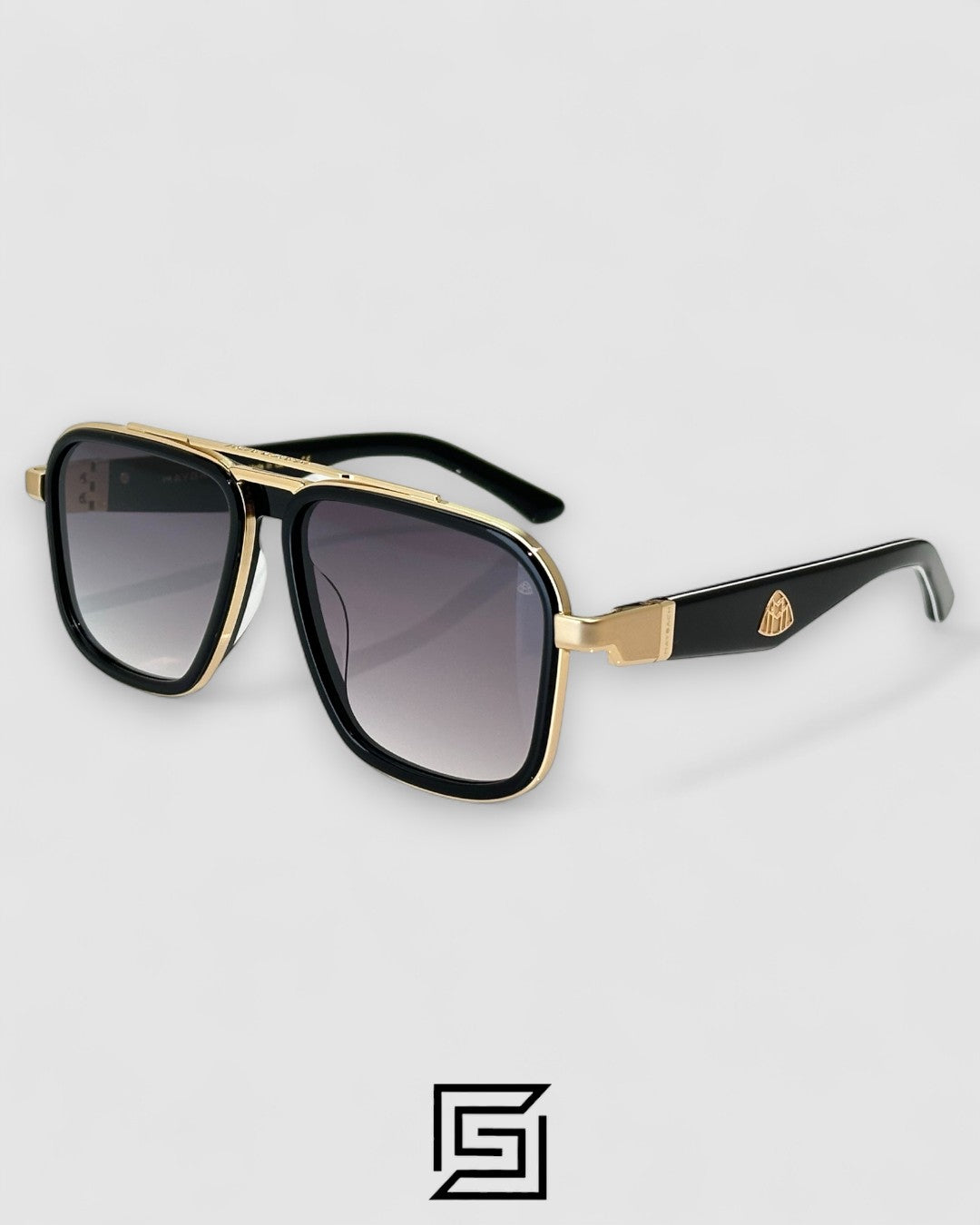 MAYBACH THE TENT 1 Grey Lenses Gold Black Frame