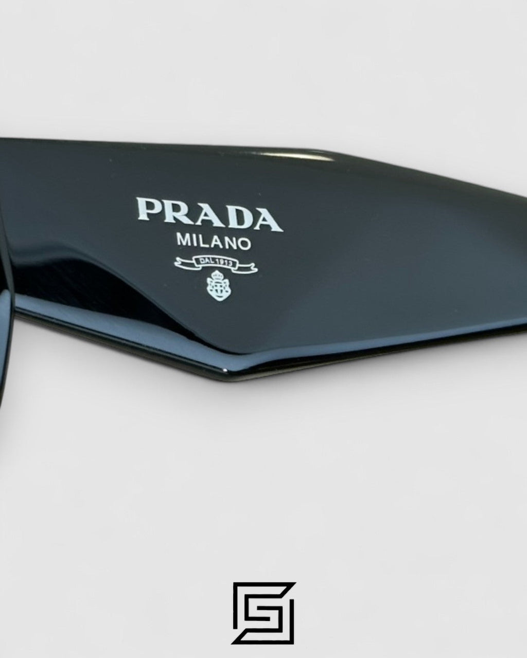 Prada OPR17WSF Black Lenses Black Frame