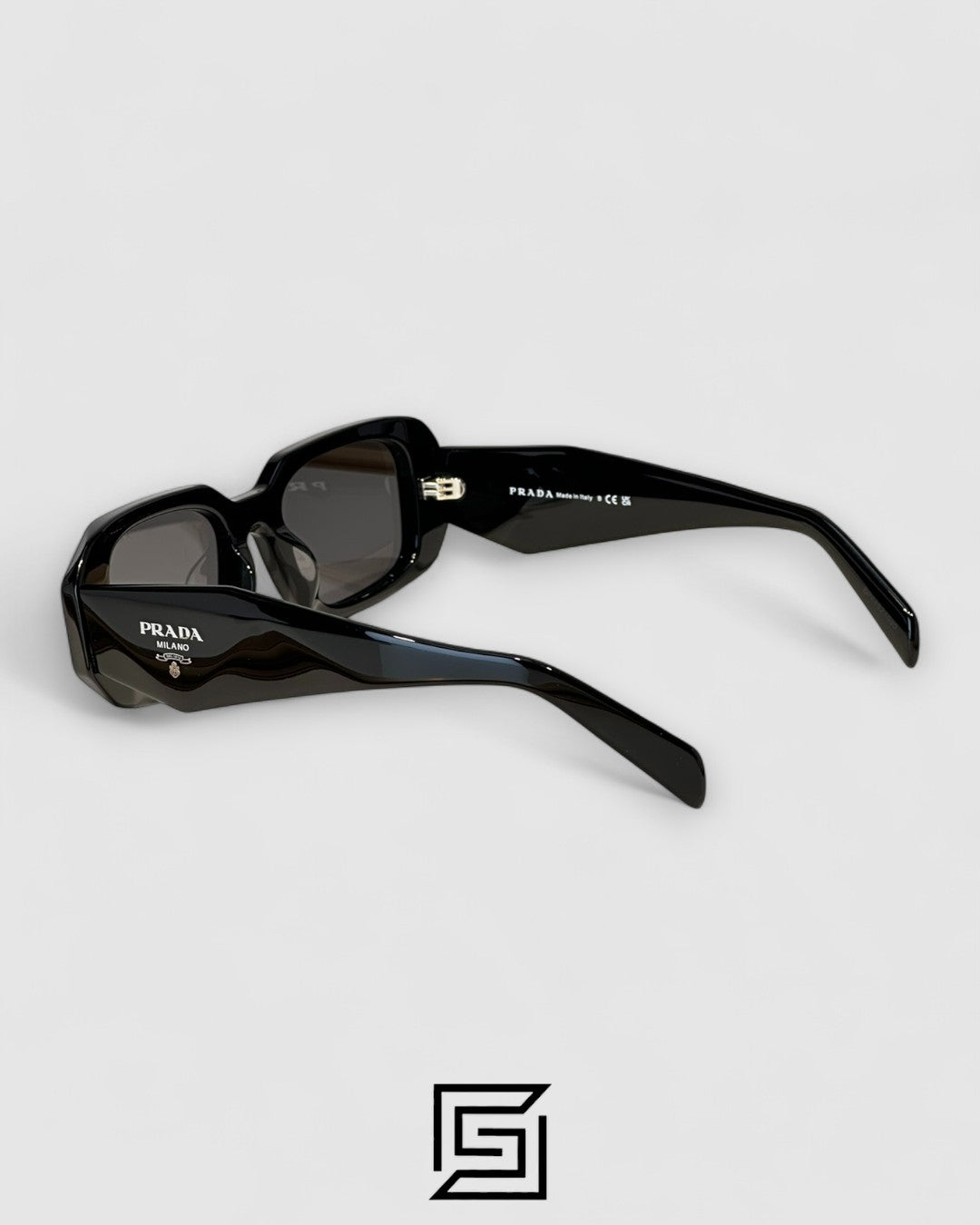 Prada OPR17WSF Black Lenses Black Frame
