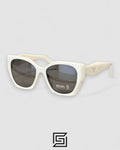 Prada SPR 19Z Black Lenses White Frame