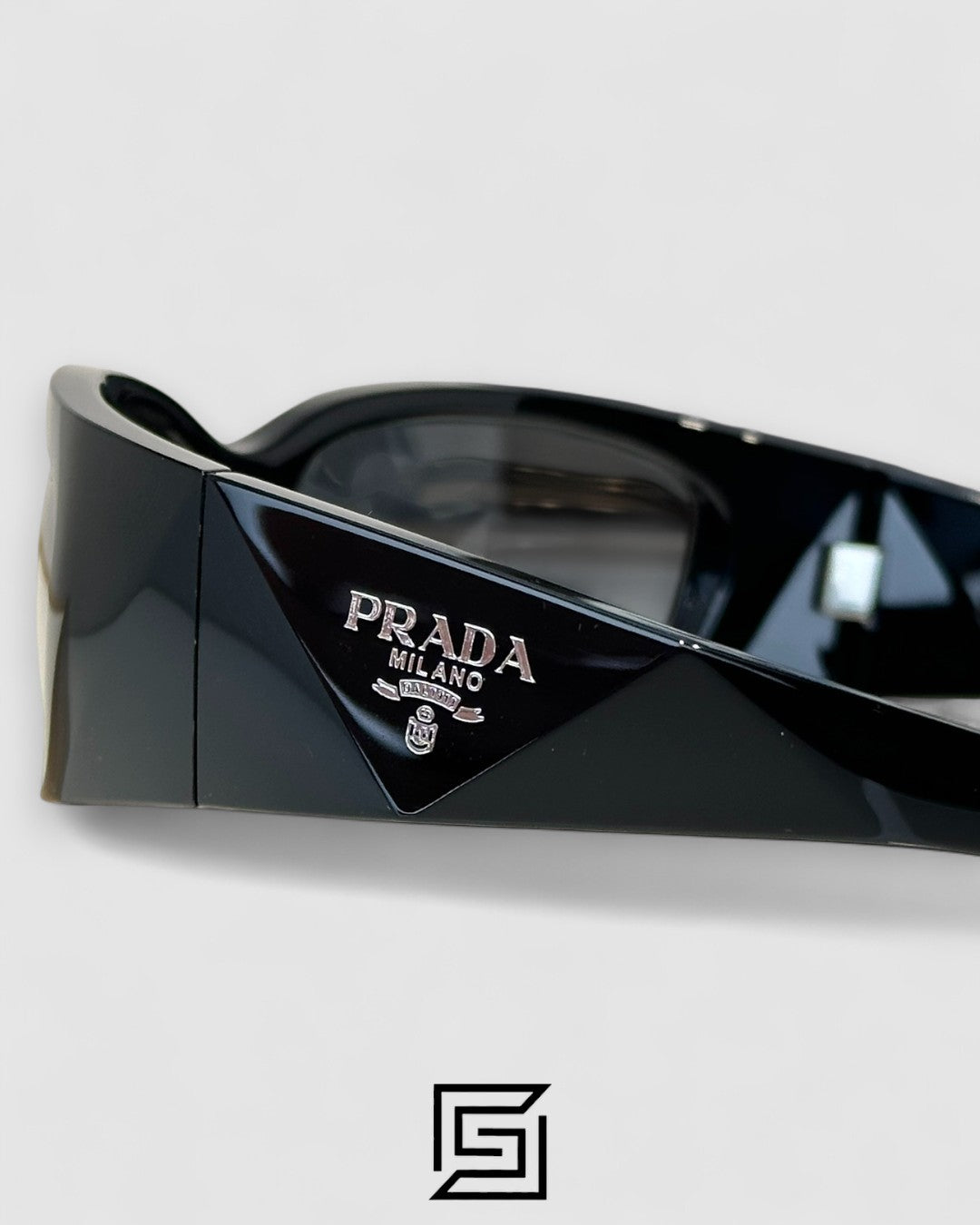 Prada SPR A14 Black Lenses Black Frame
