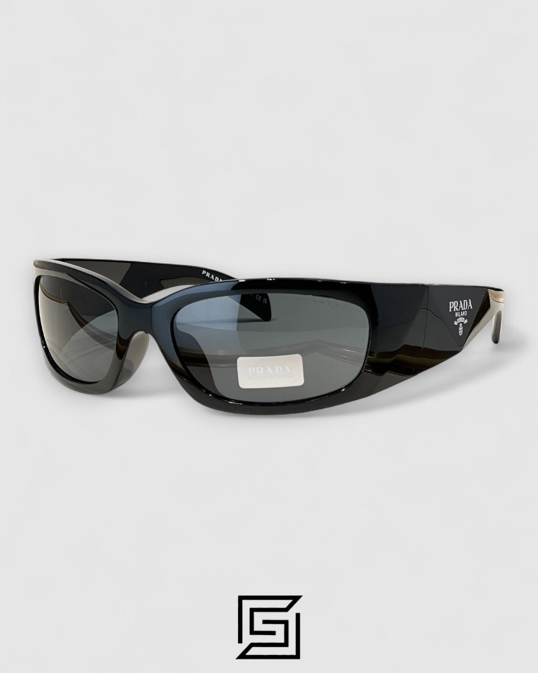 Prada SPR A14 Black Lenses Black Frame