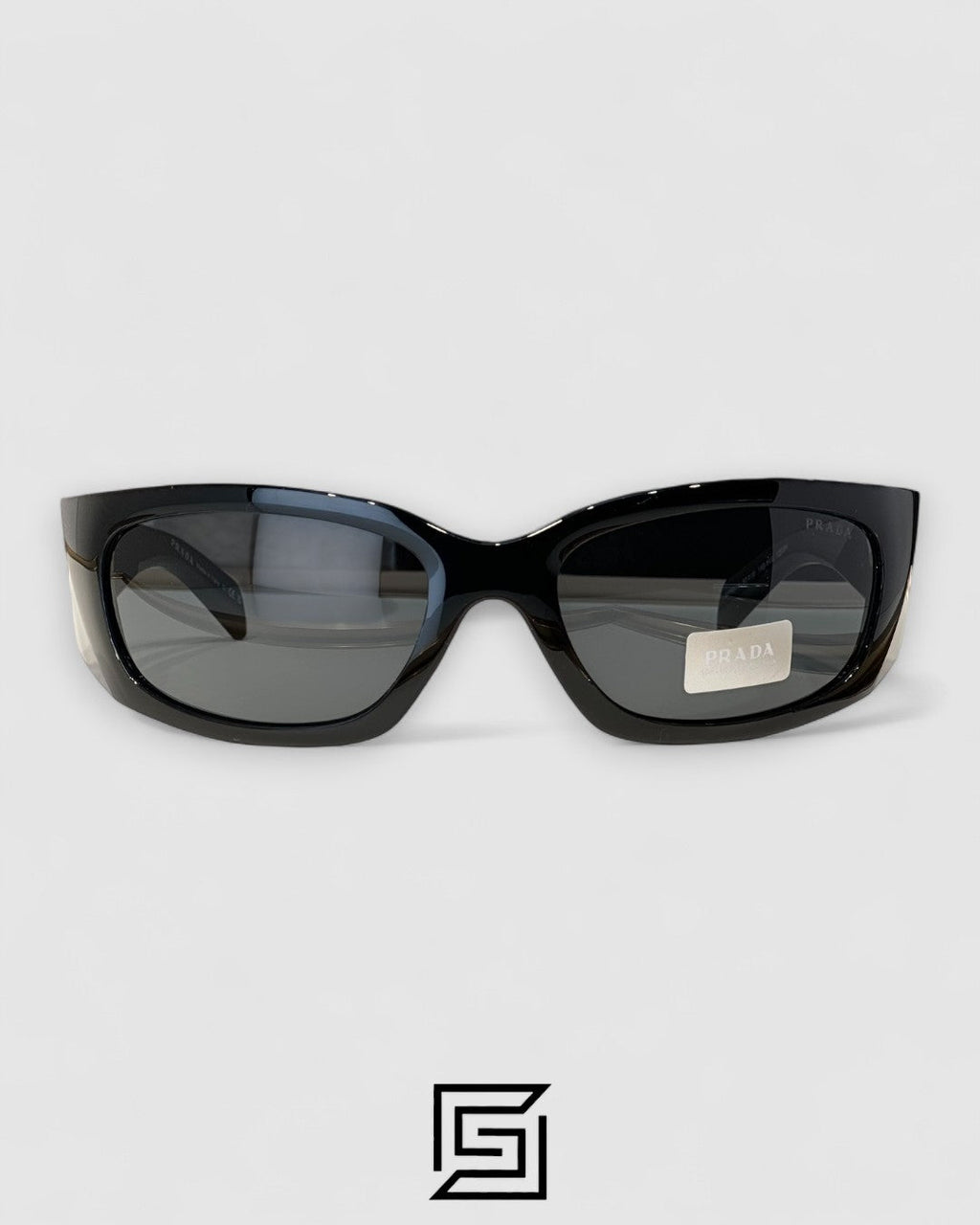 Prada SPR A14 Black Lenses Black Frame