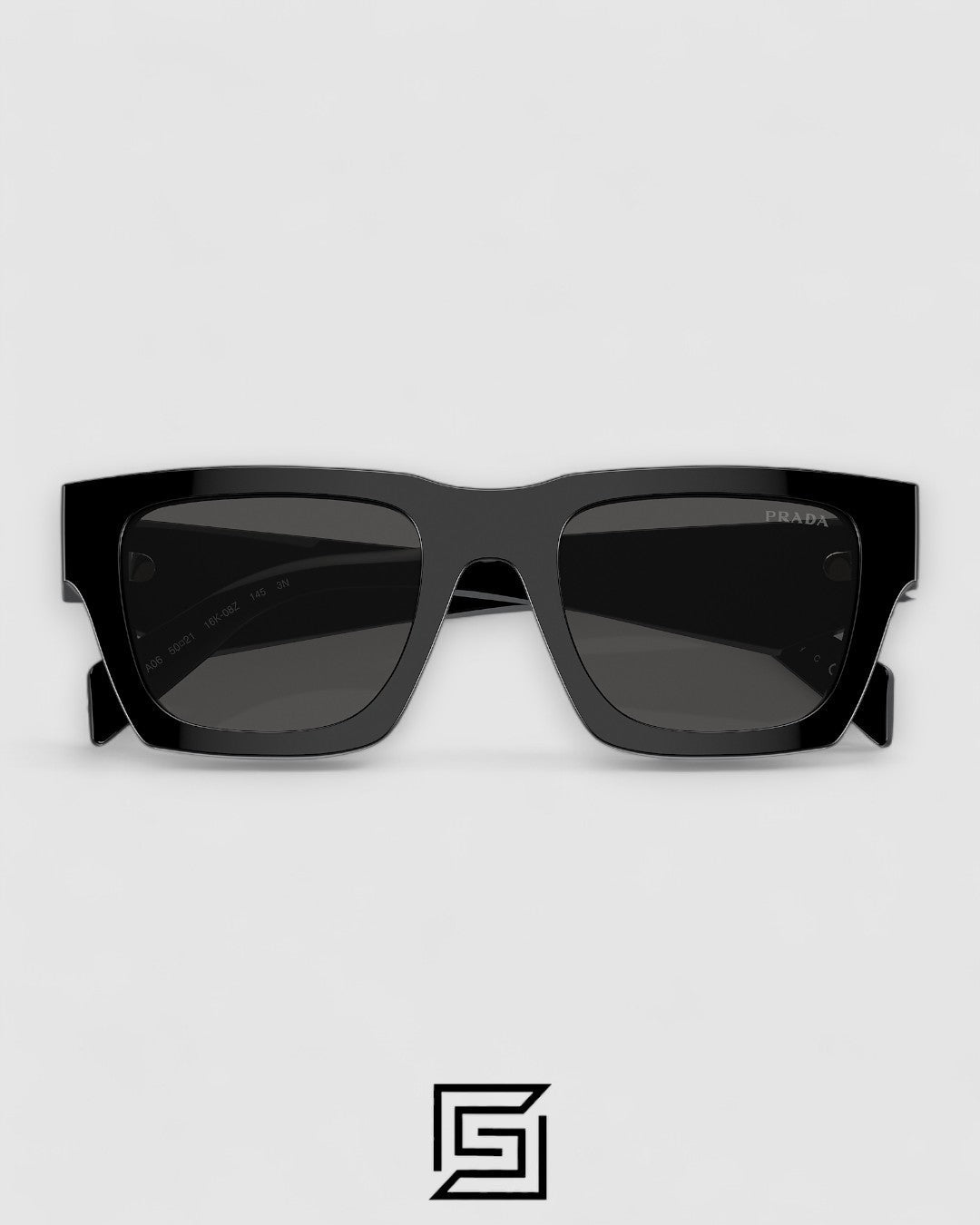 Prada SPR A06S Black Lenses Black Frame