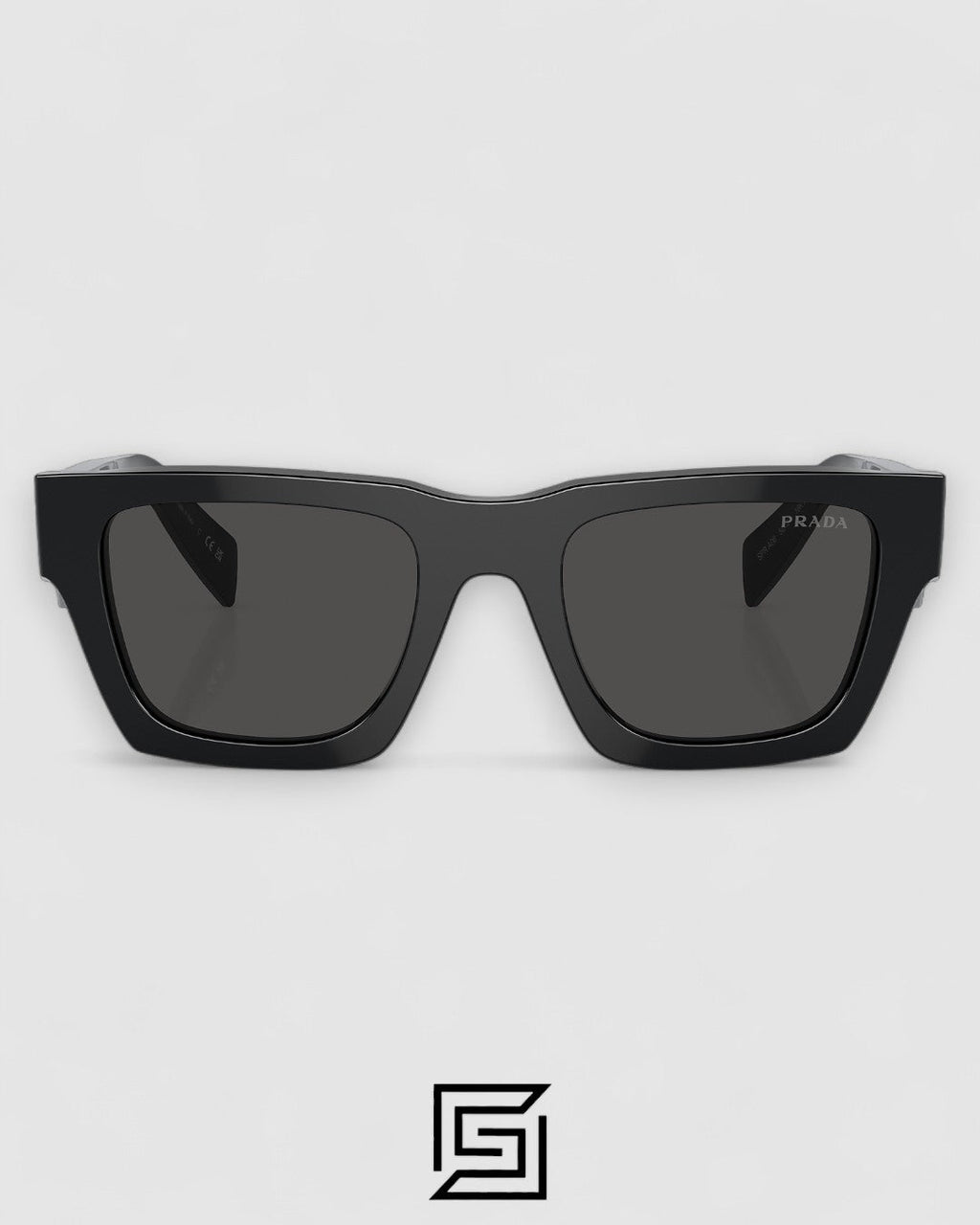 Prada SPR A06S Black Lenses Black Frame