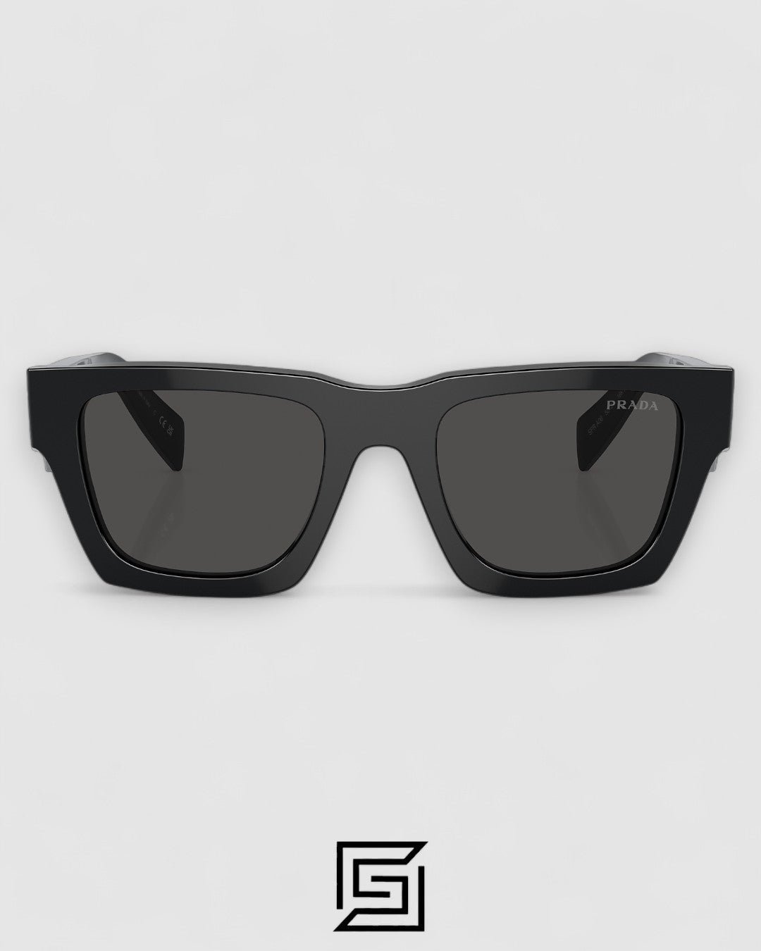 Prada SPR A06S Black Lenses Black Frame