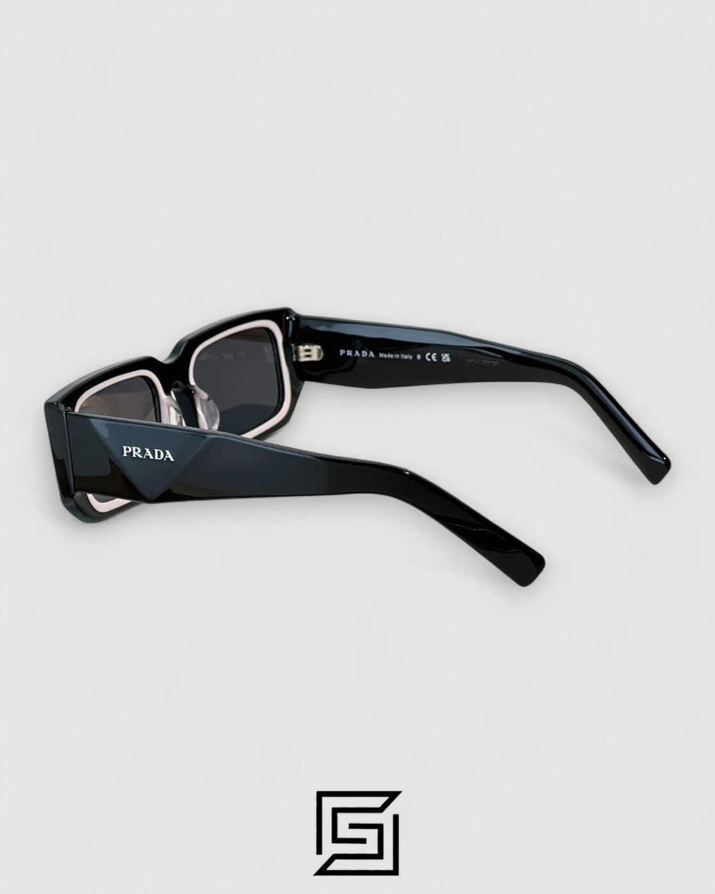 Prada SPR 06Y Black Lenses Black Frame