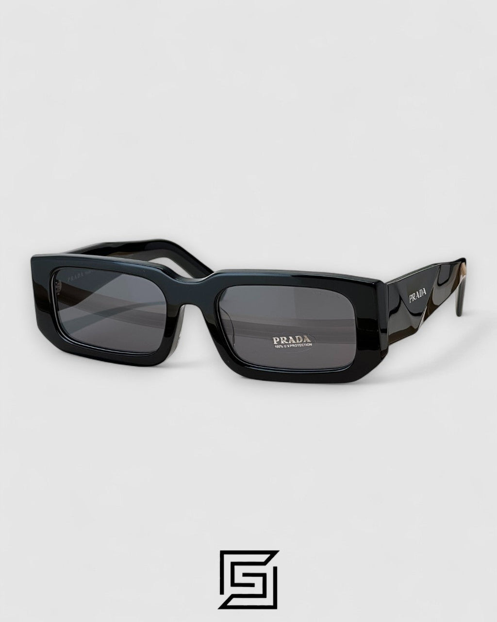 Prada SPR 06Y Black Lenses Black Frame