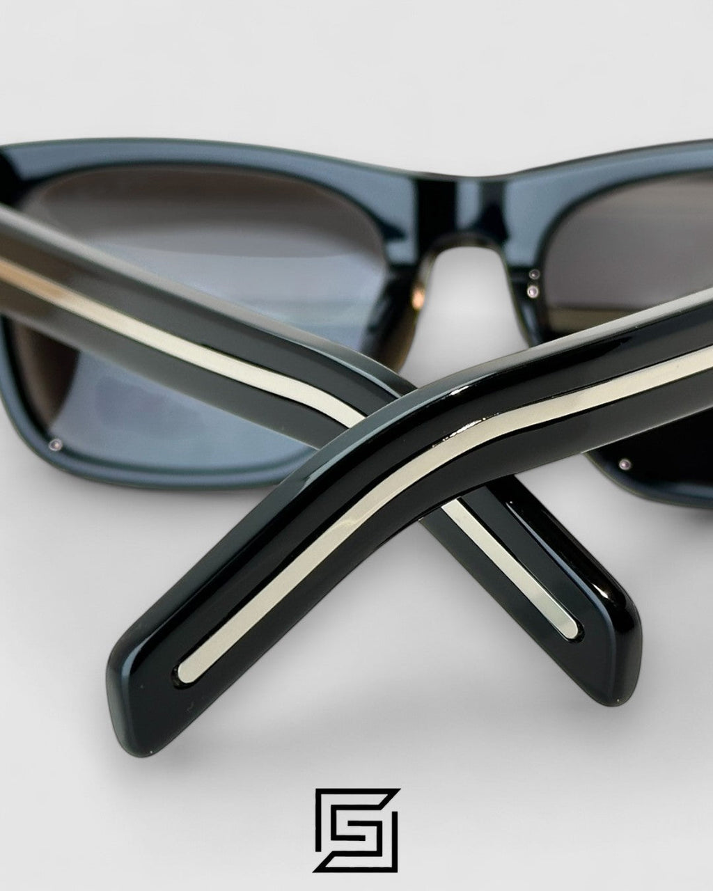Prada SPR 17SF Black Lenses Black Frame