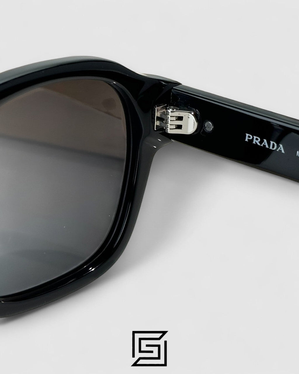 Prada SPR A16 Black Lenses Black Frame