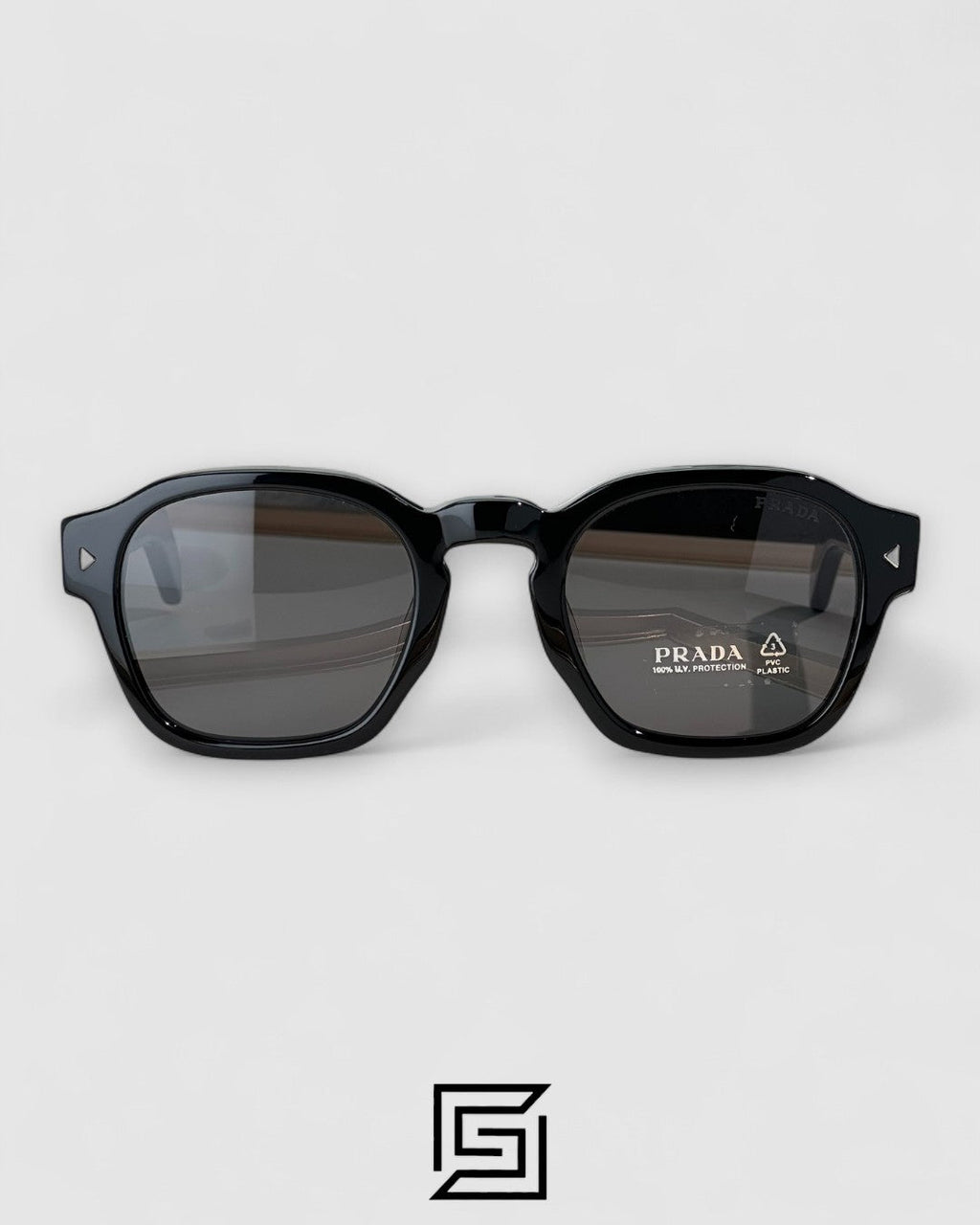 Prada SPR A16 Black Lenses Black Frame