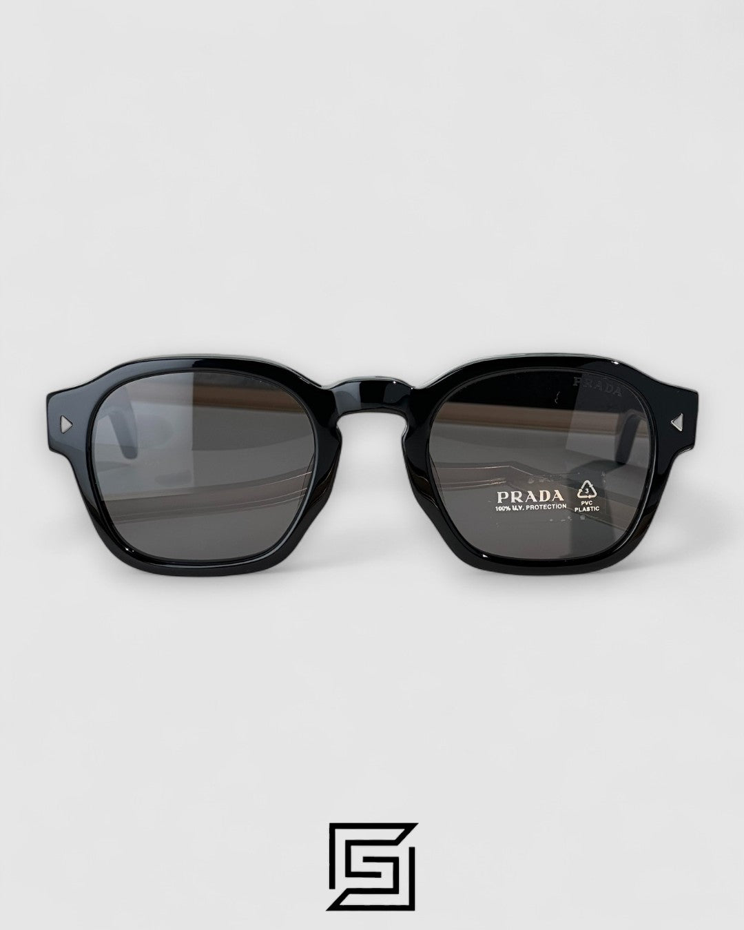 Prada SPR A16 Black Lenses Black Frame