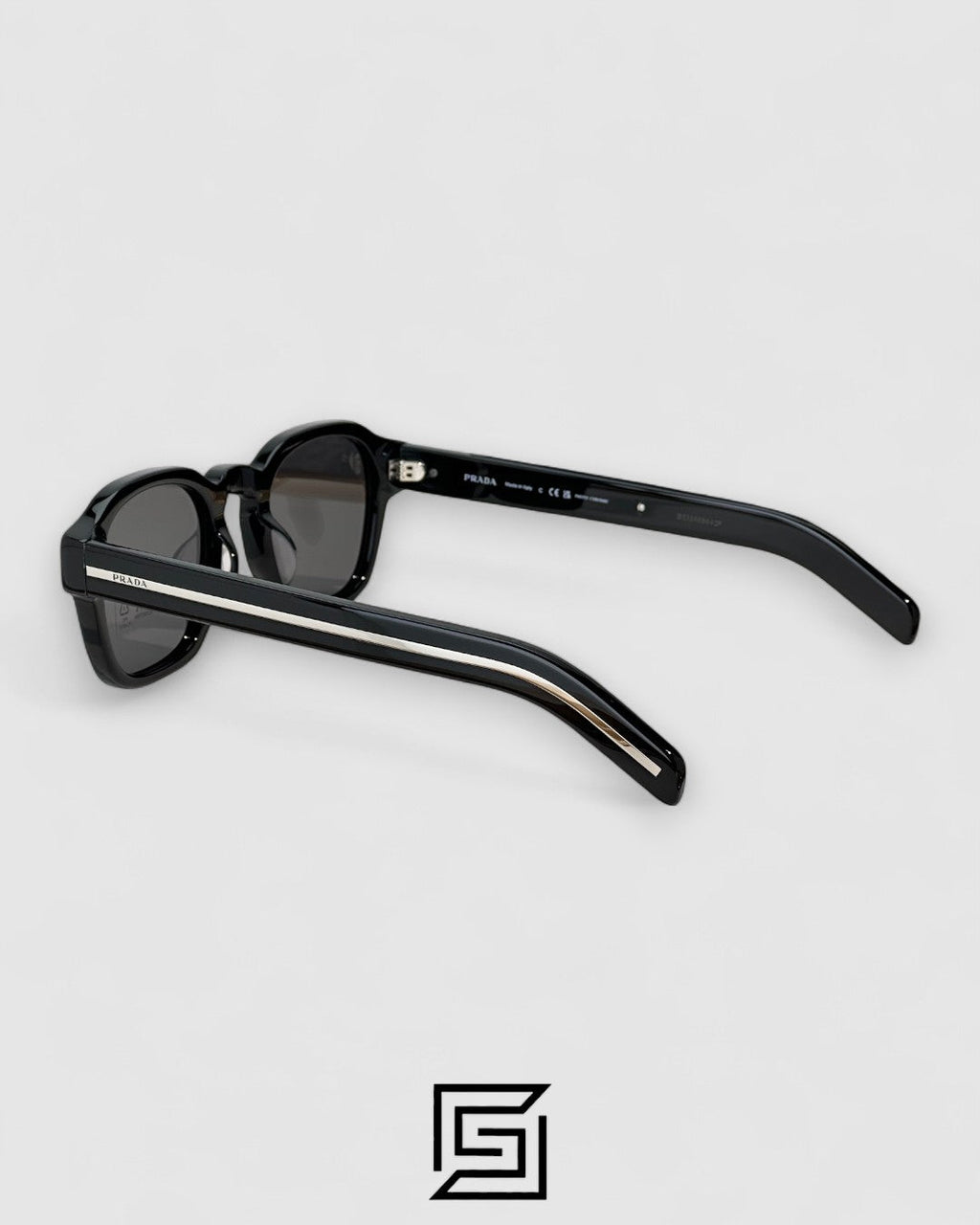 Prada SPR A16 Black Lenses Black Frame
