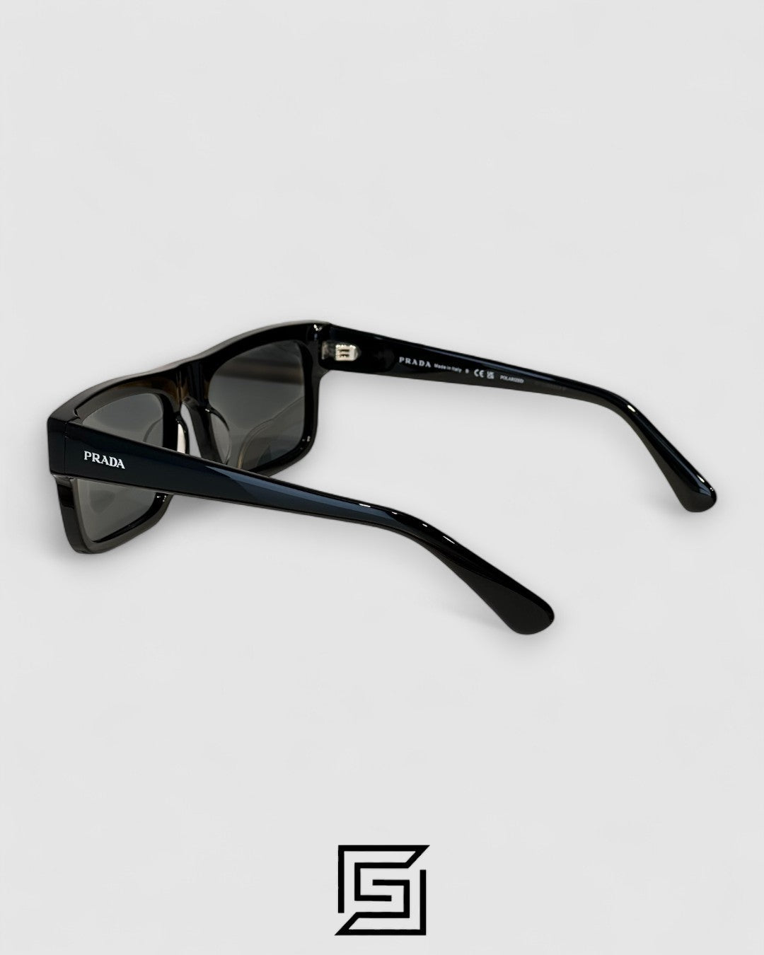 Prada SPR A10S Black Lenses Black Frame