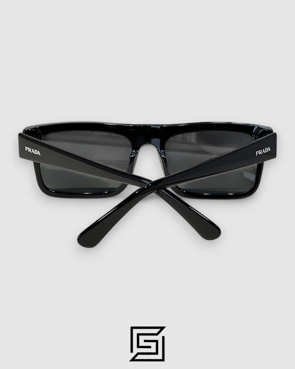 Prada SPR A10S Black Lenses Black Frame