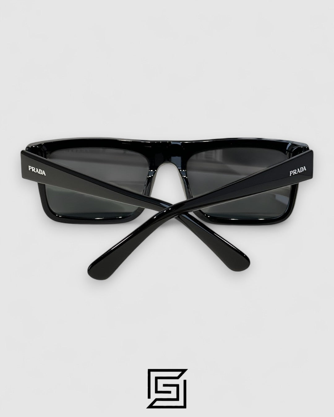 Prada SPR A10S Black Lenses Black Frame