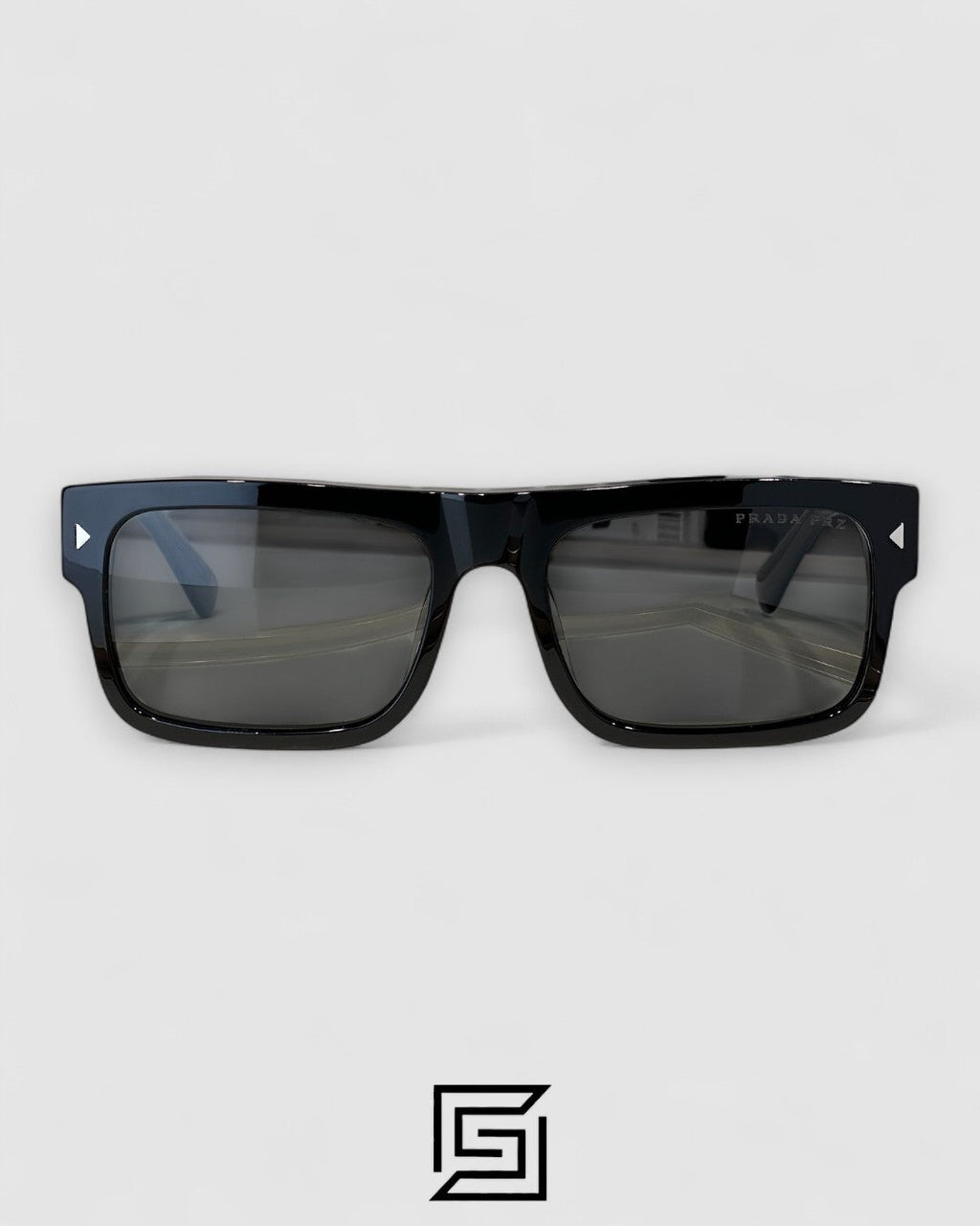 Prada SPR A10S Black Lenses Black Frame