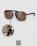 Prada SPS A50 Brown Lenses Brown Frame
