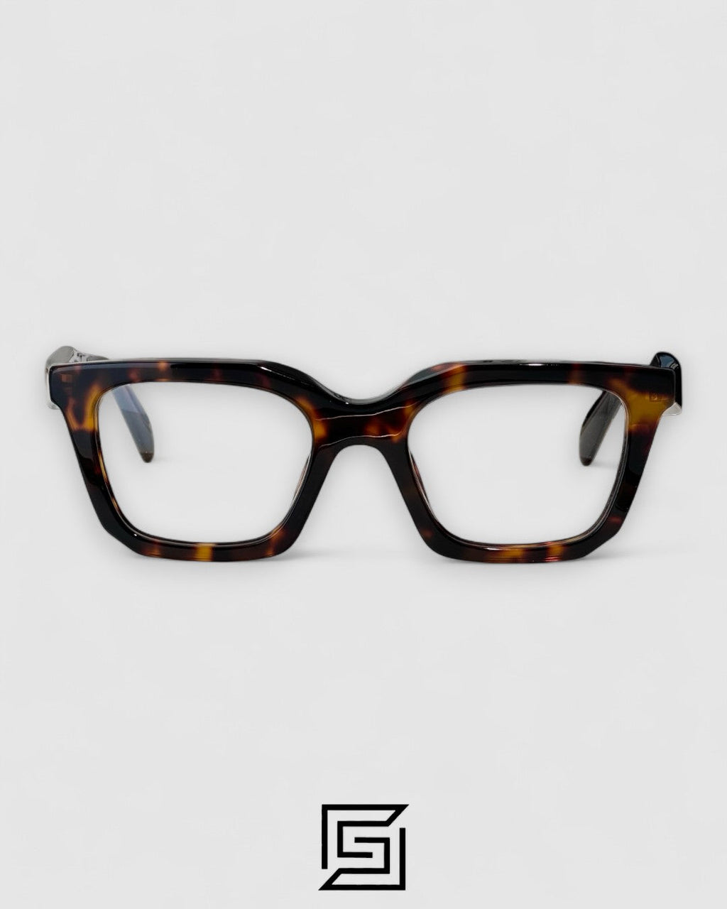 Prada VPR C08 Tiger Brown Acetate Full-Rim Luxury Optical Frame