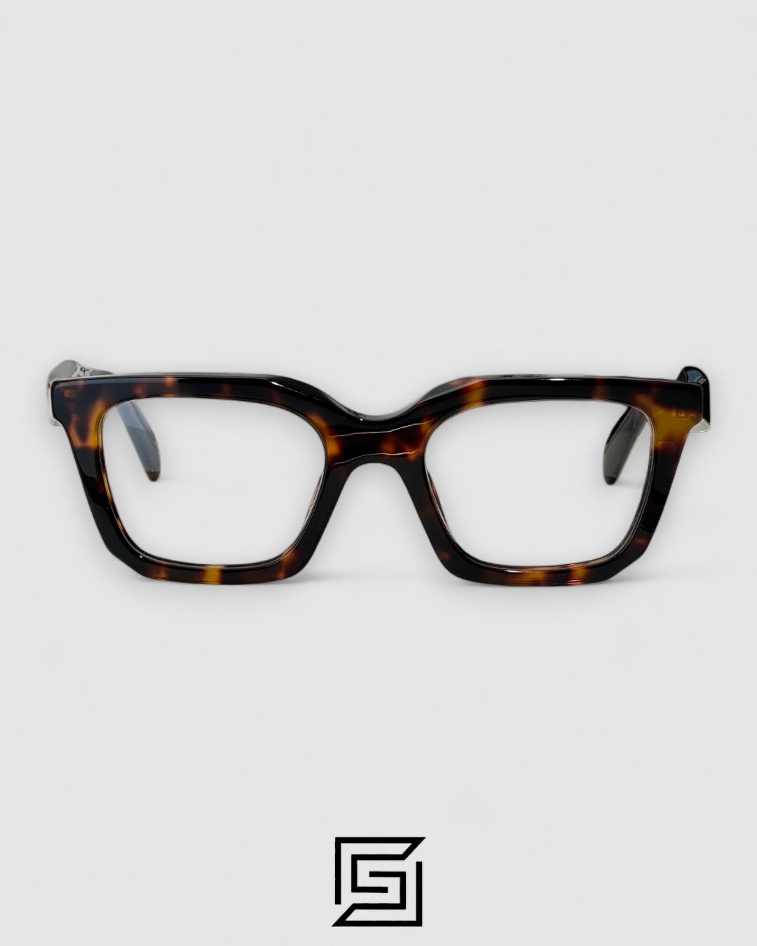 Prada VPR C08 Tiger Brown Acetate Full-Rim Luxury Optical Frame
