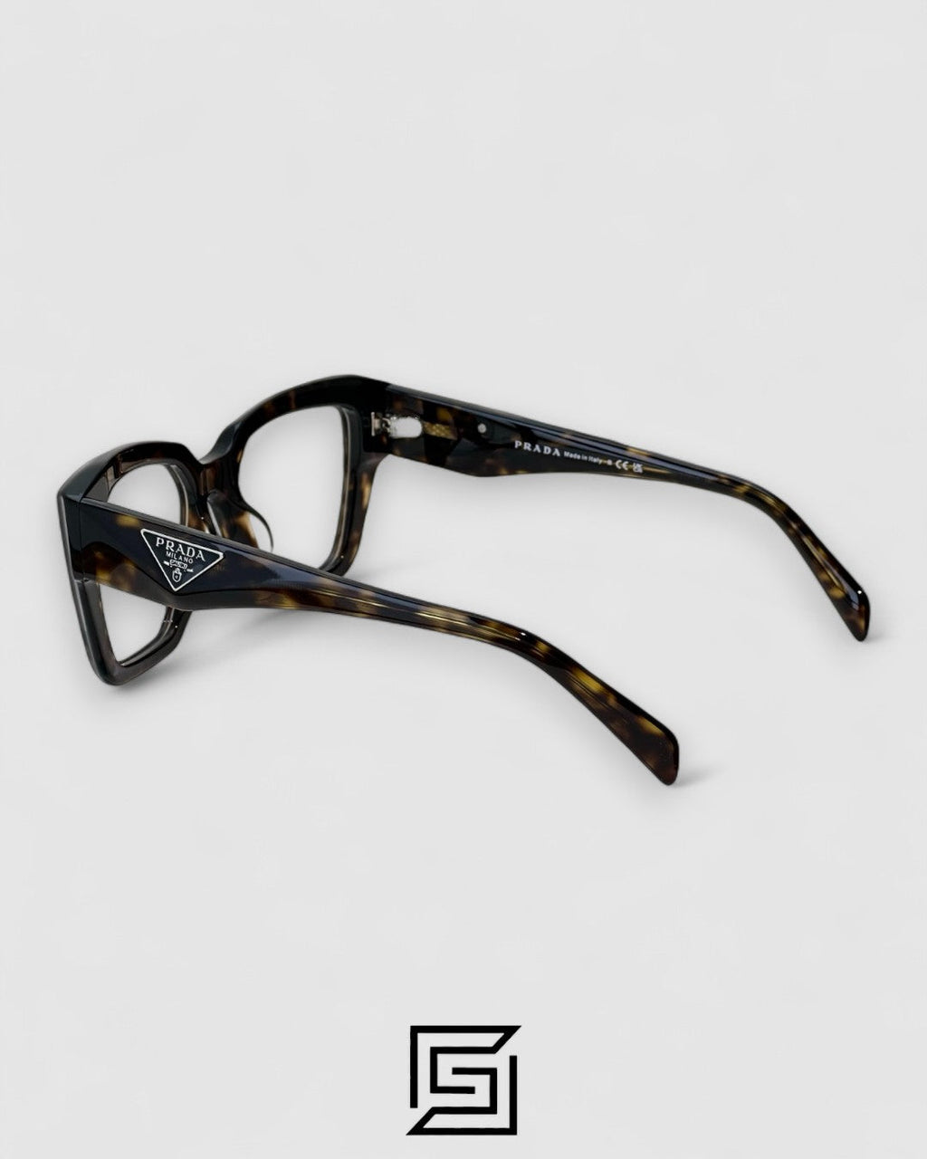 Prada VPR 09Z Tiger Brown Frame
