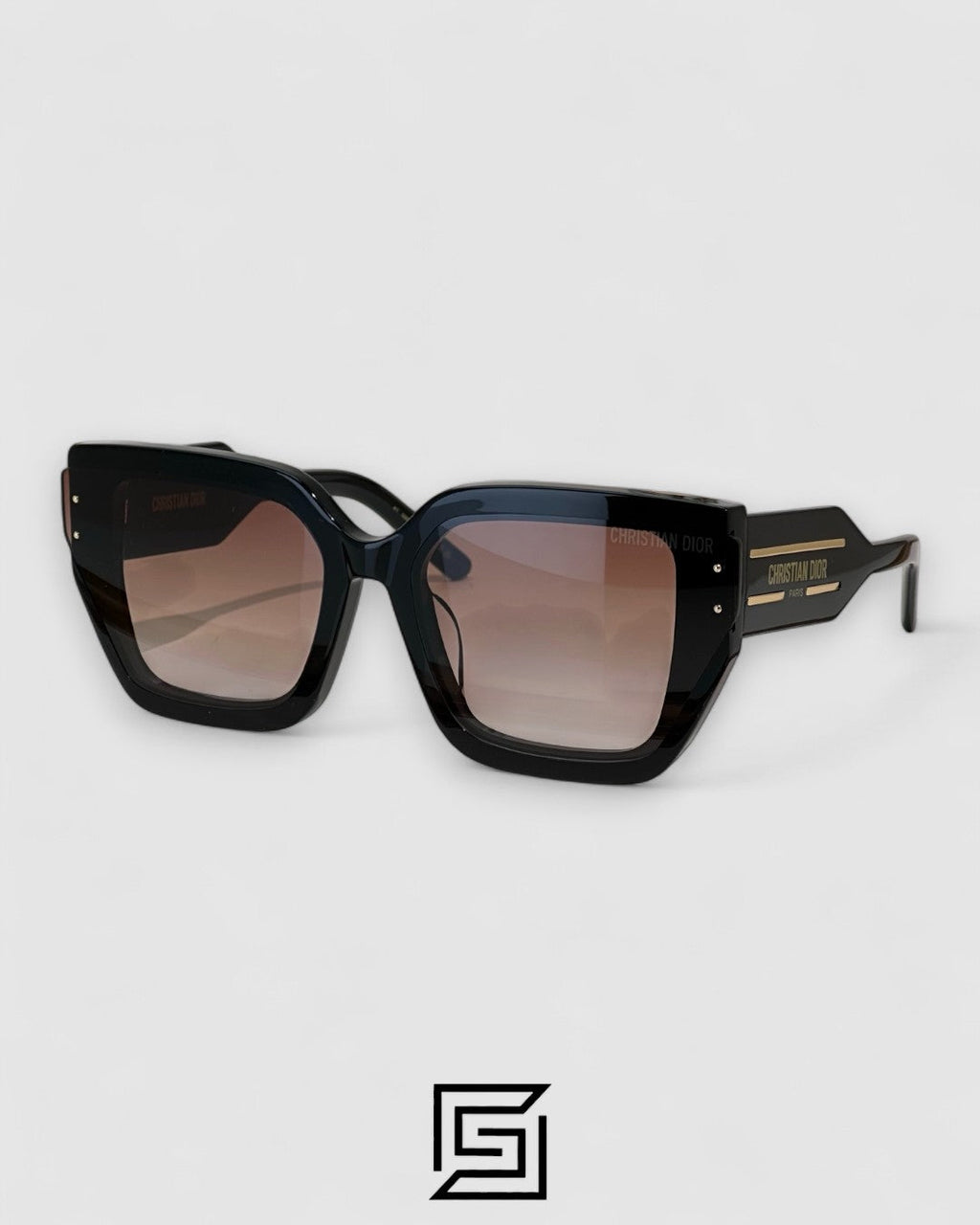Dior Tribales S141 Light Brown Lenses Black Frame