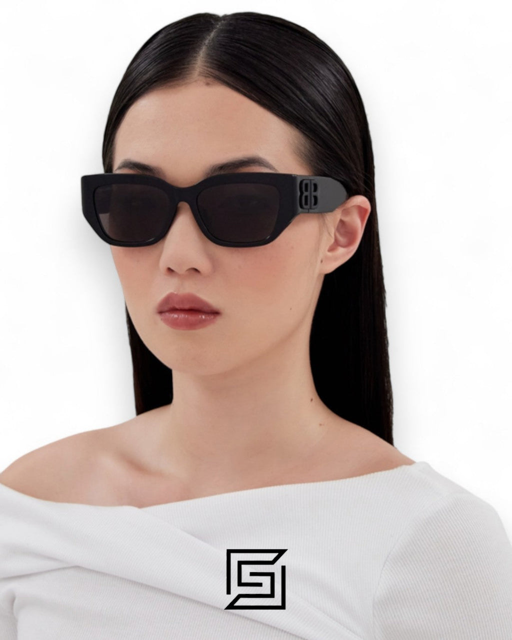 Balenciaga BB0361SK عدسات بنية إطار بني بنقشة النمر