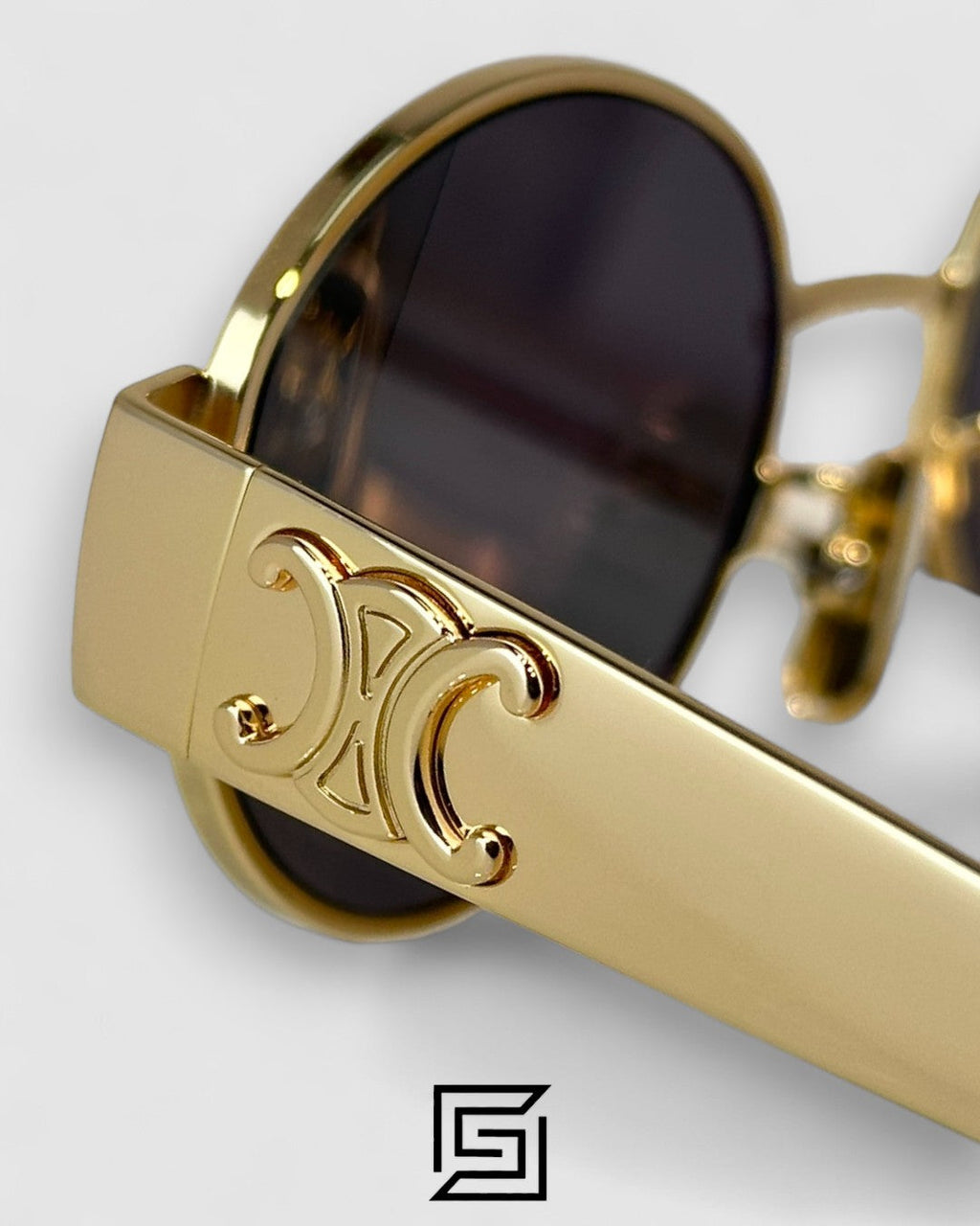 CELINE CL40235 Black Lenses Gold Frame