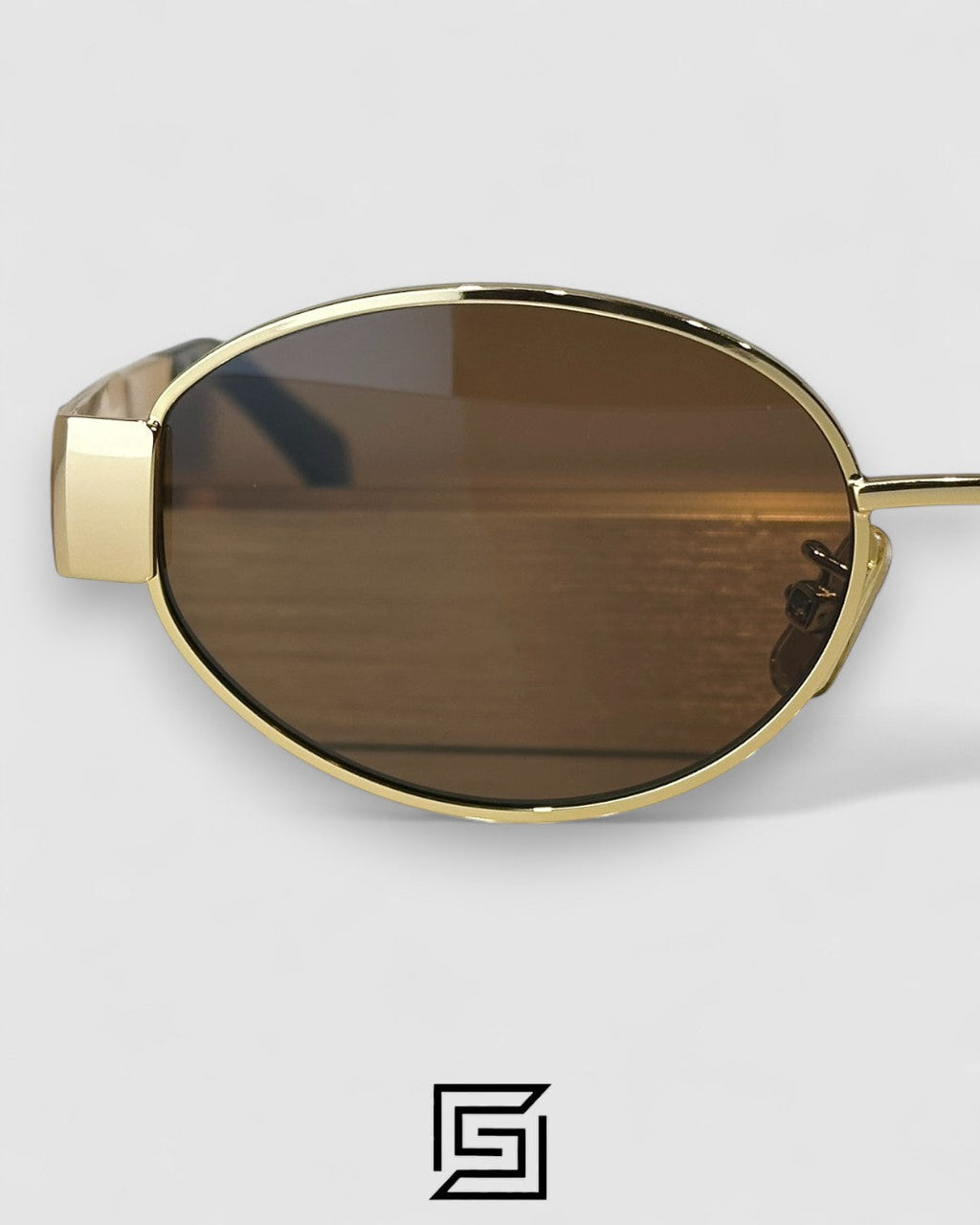 CELINE CL40235 Brown Lenses Gold Frame