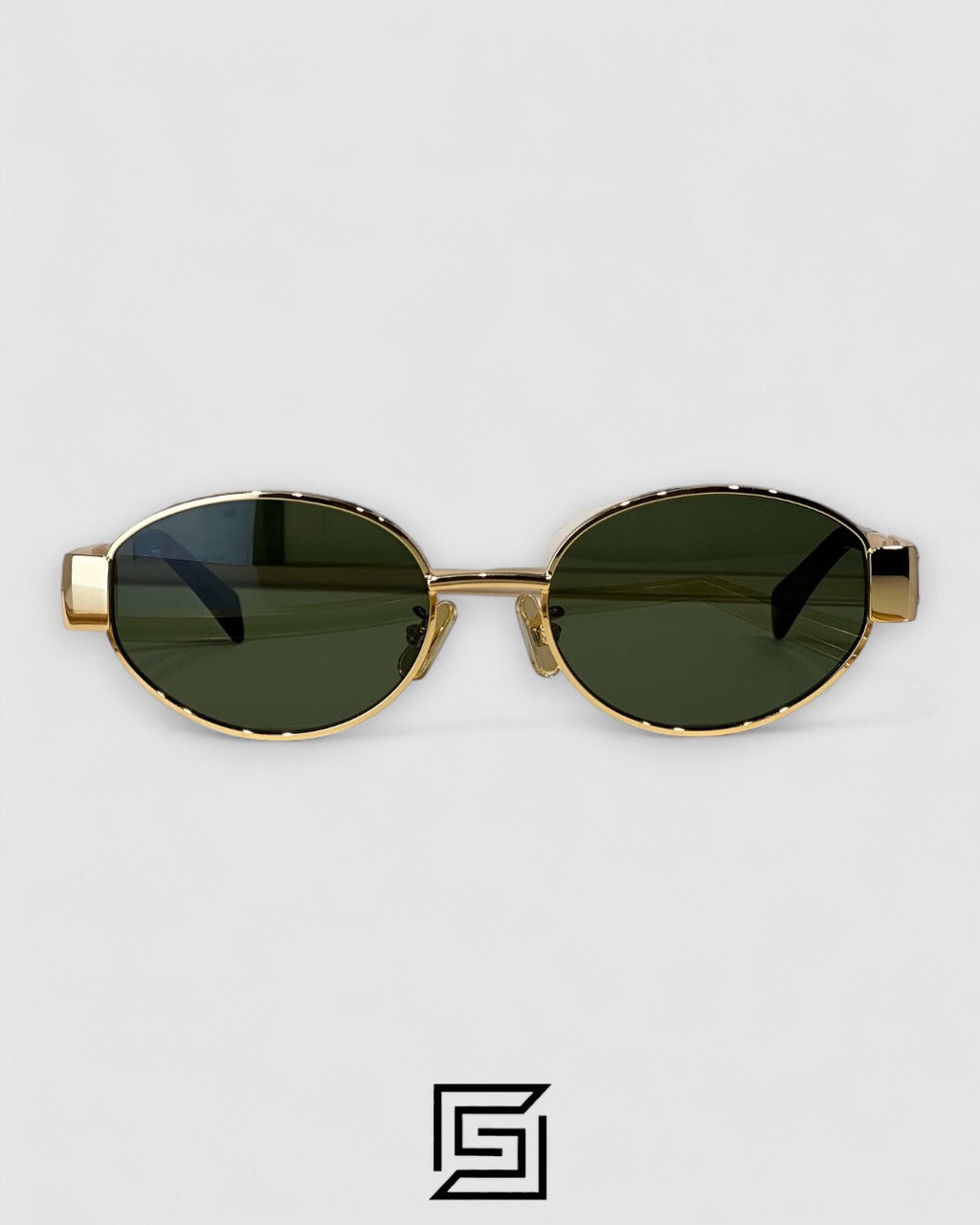 CELINE CL40235 Olive Lenses Gold Frame