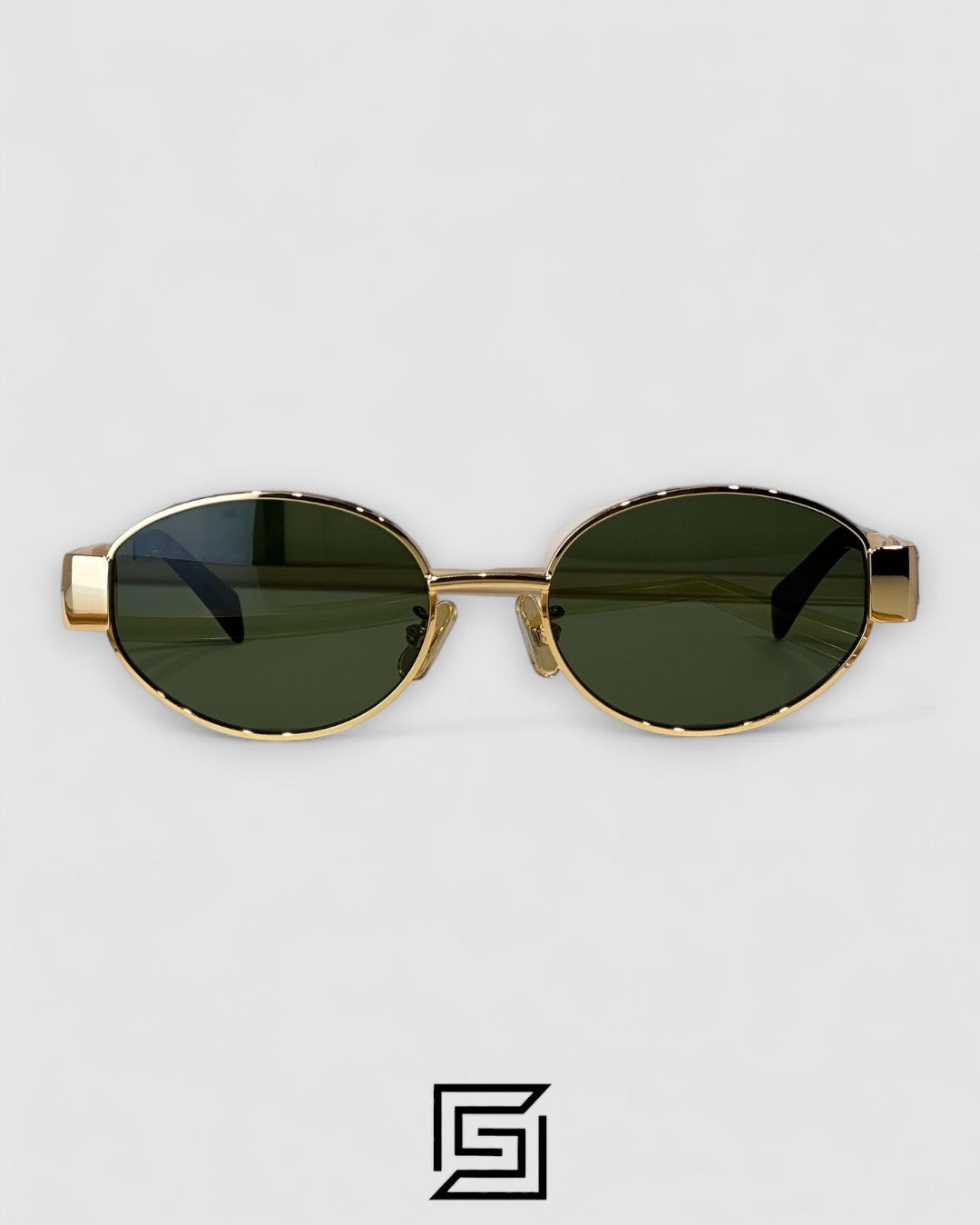 CELINE CL40235 Olive Lenses Gold Frame