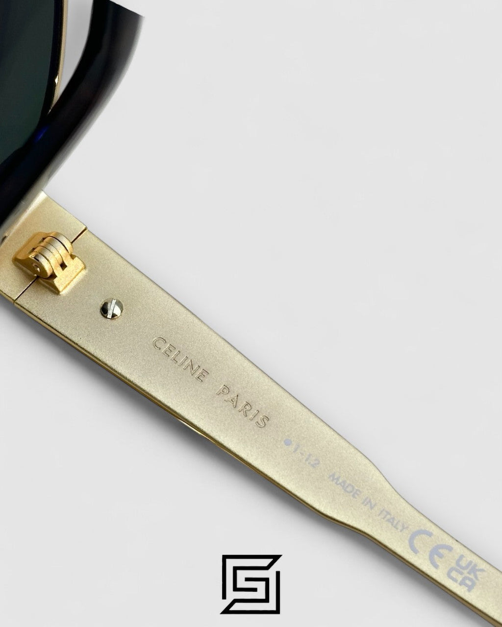 CELINE CL40235 Olive Lenses Gold Frame