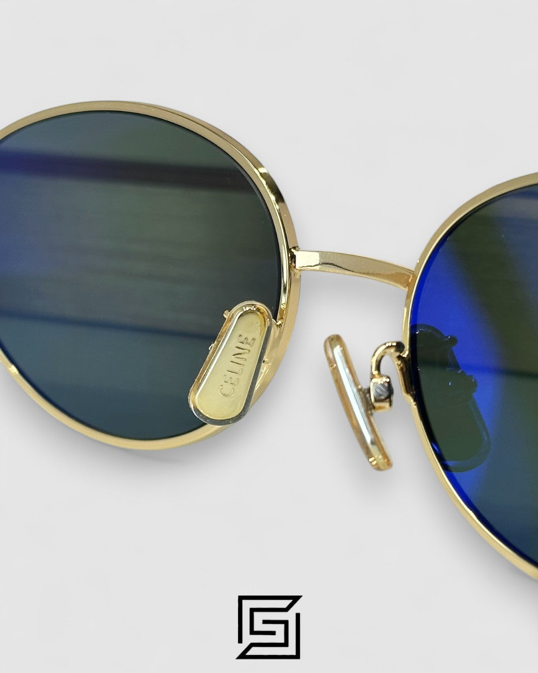 CELINE CL40235 Olive Lenses Gold Frame