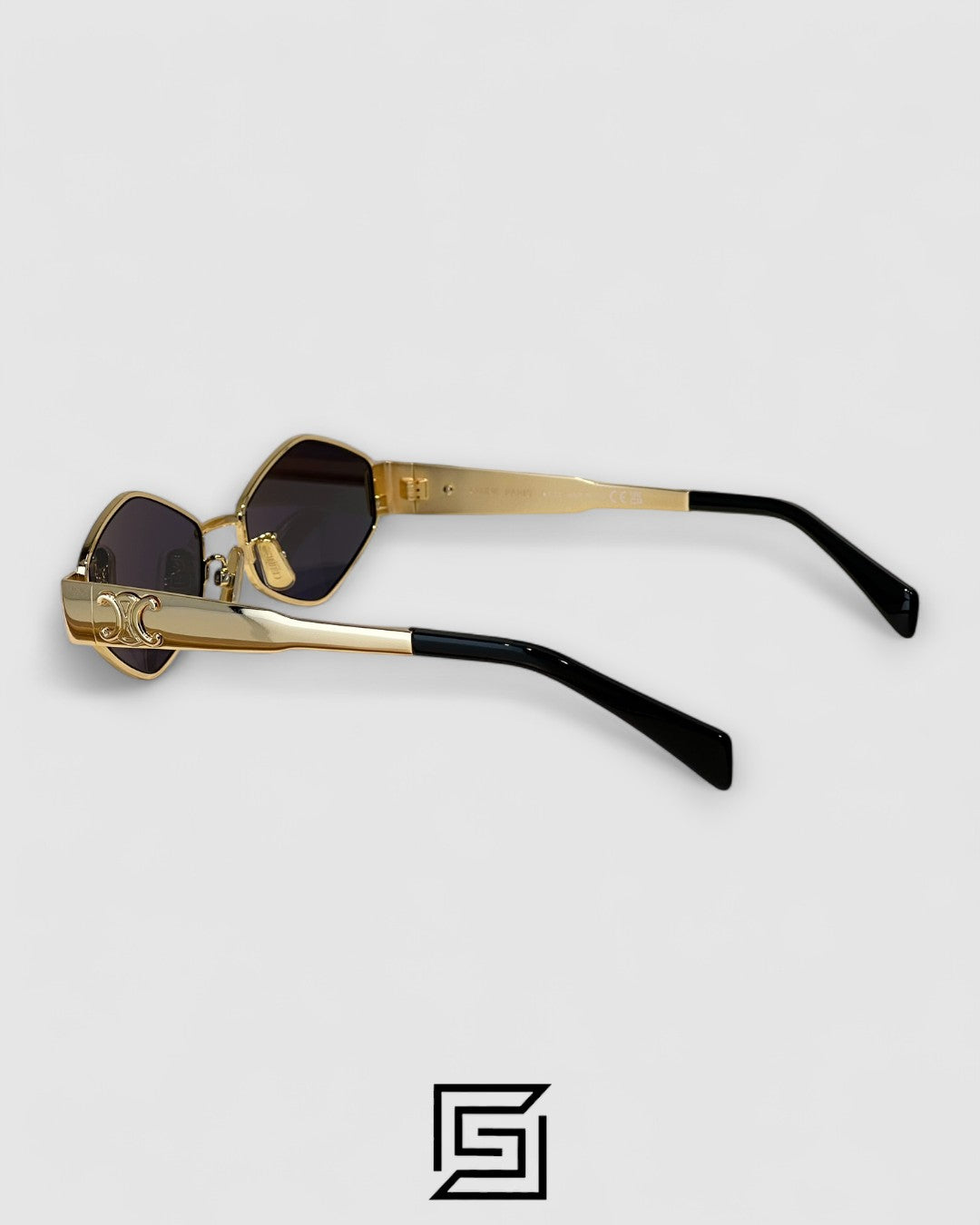 CELINE CL40254U Black Lenses Gold Frame